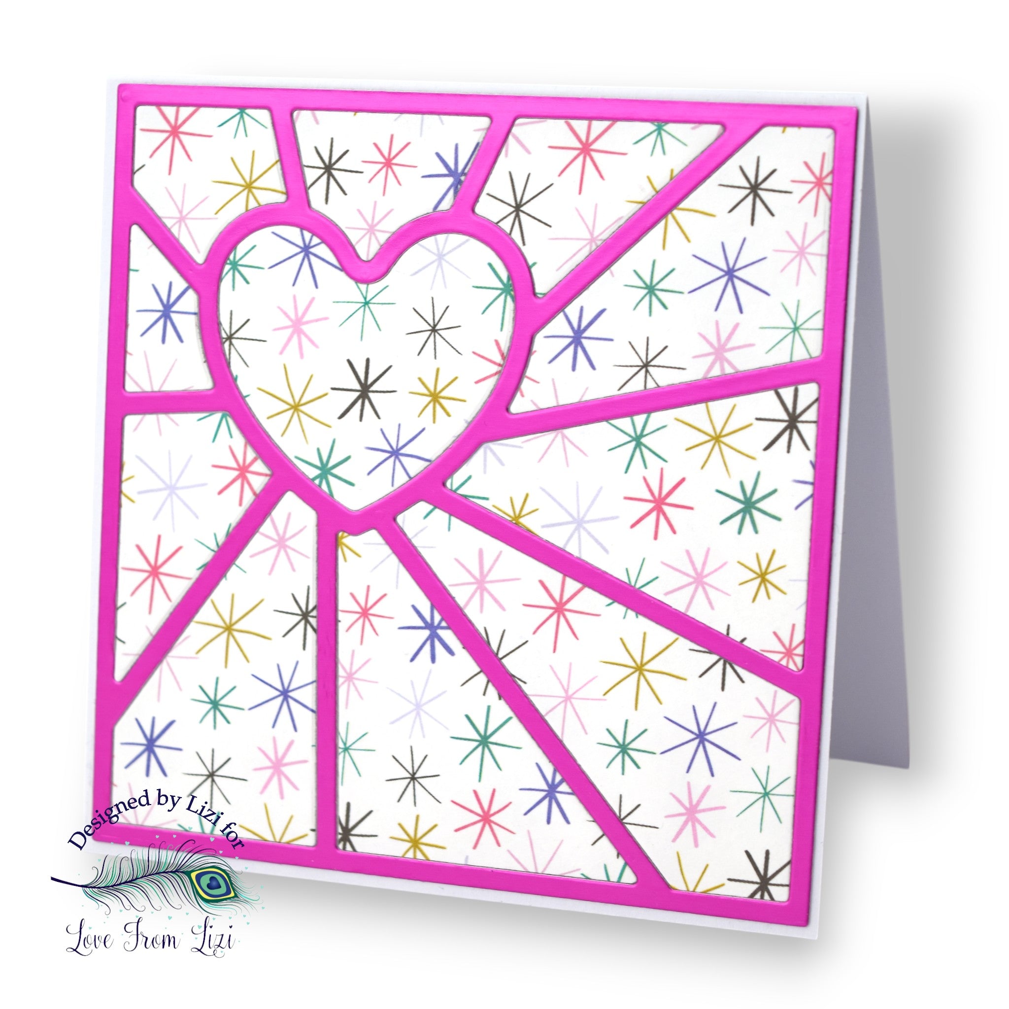 Square Heart Panel - Steel Cutting Die