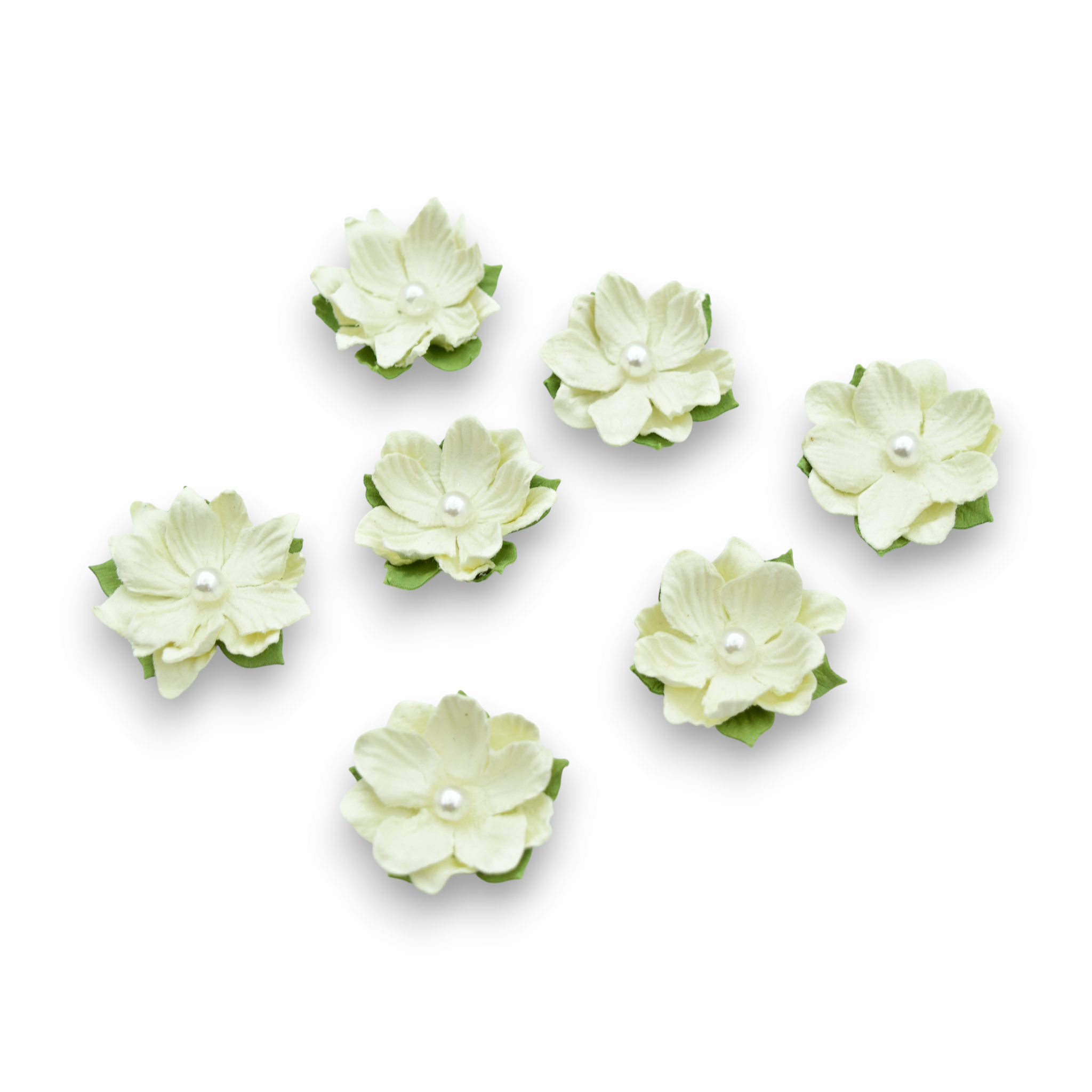 Mini Pearl Ivory 3d Blooms