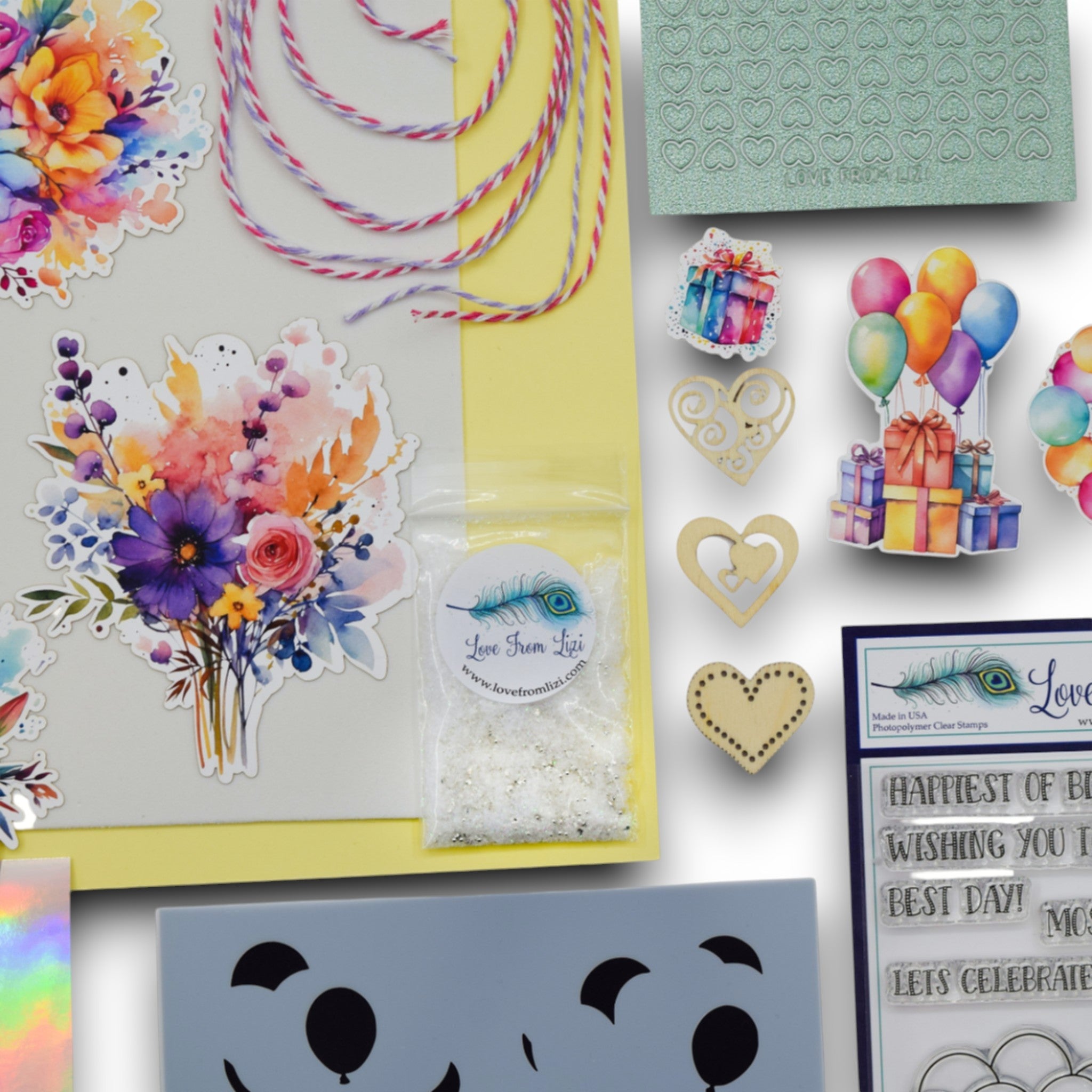 LFL January 25 Card Kit - Lets Celebrate