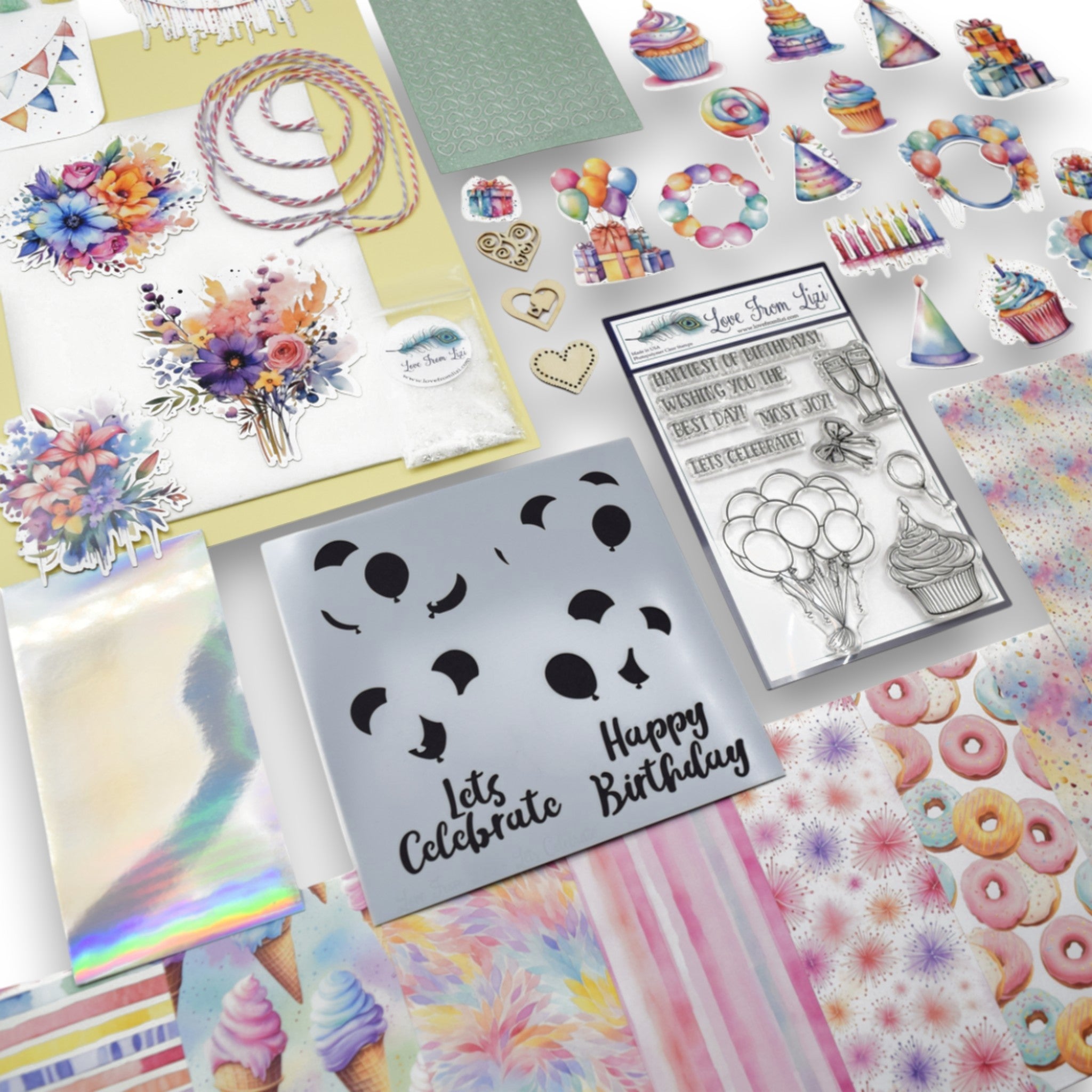 LFL January 25 Card Kit - Lets Celebrate
