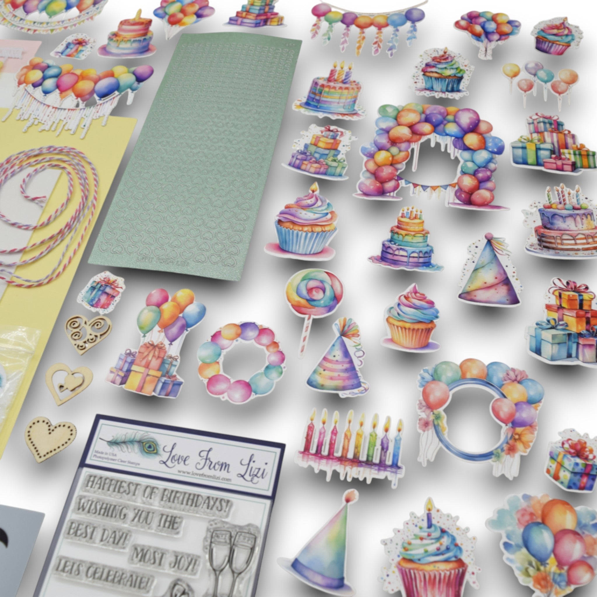 LFL January 25 Card Kit - Lets Celebrate