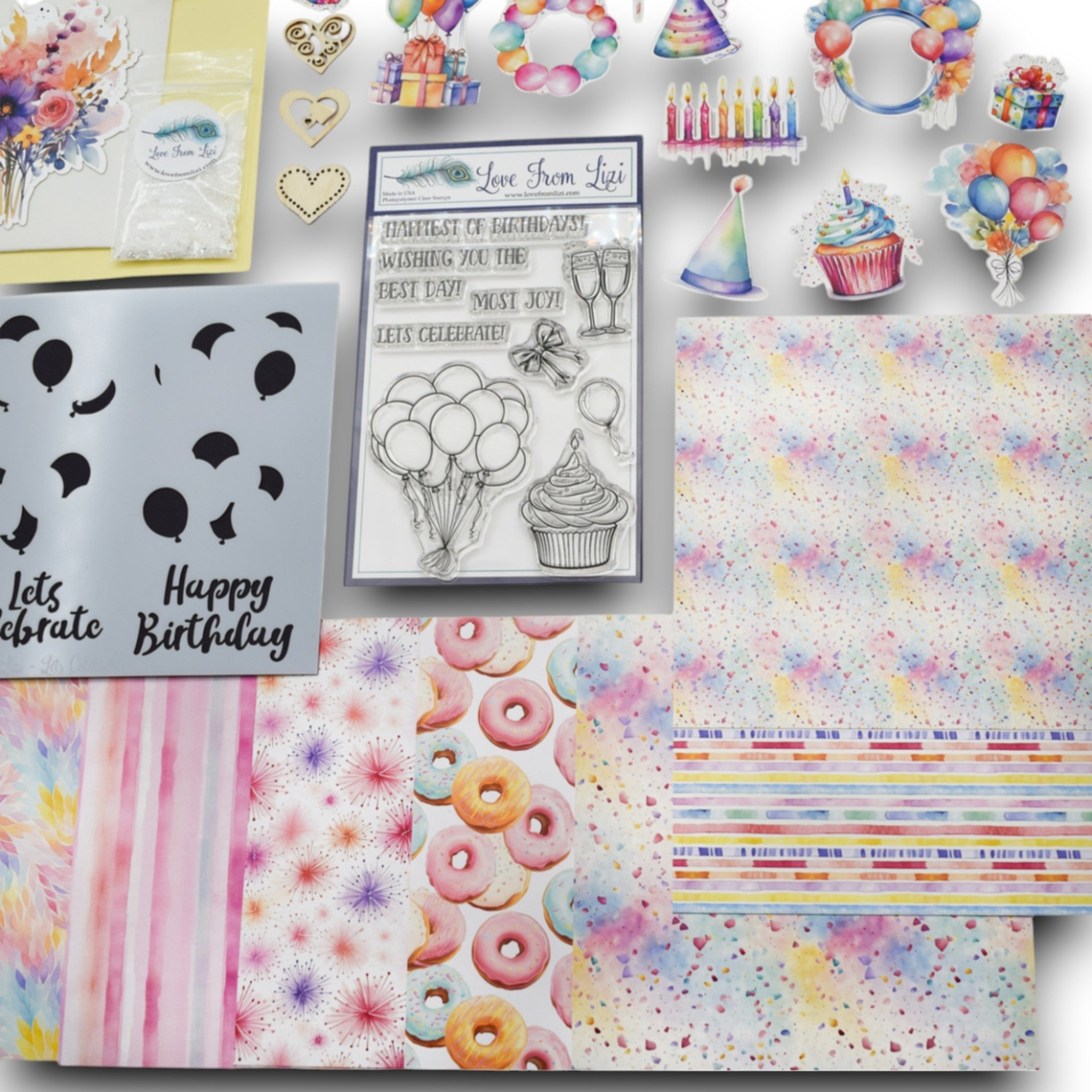 LFL January 25 Card Kit - Lets Celebrate