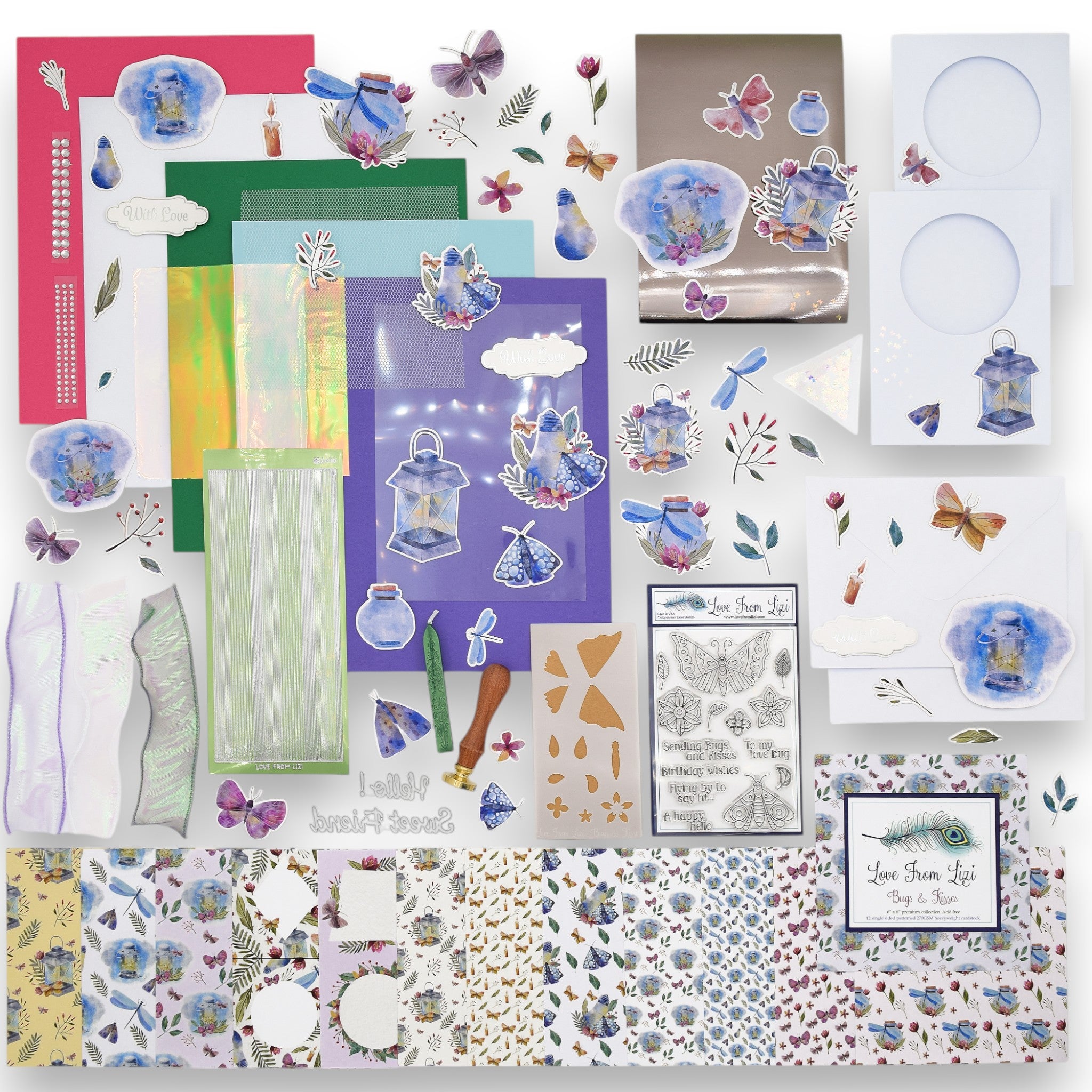 LFL March 25 Card Kit - Bugs & Kisses