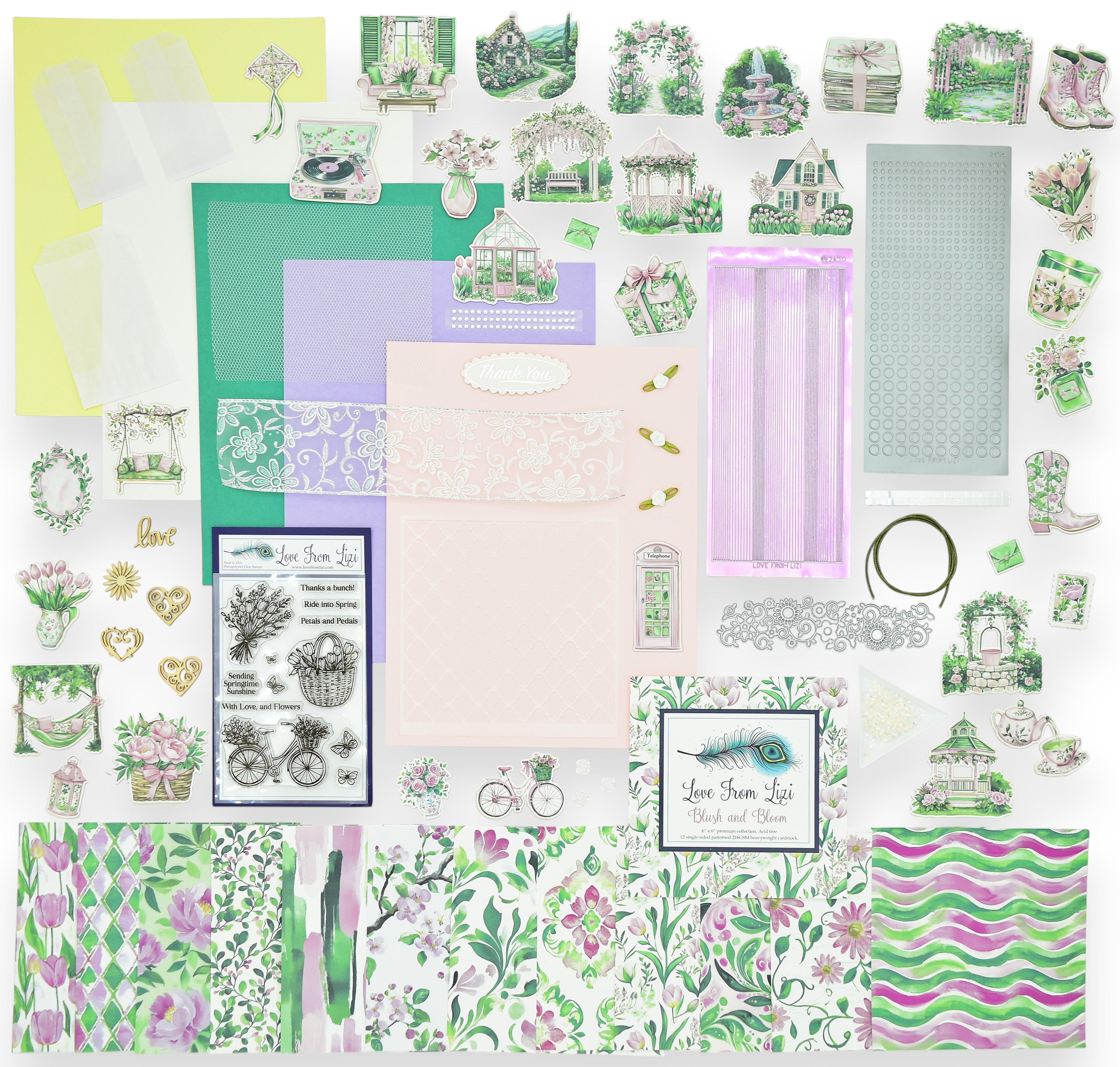 LFL March 26 Card Kit - Blush & Bloom