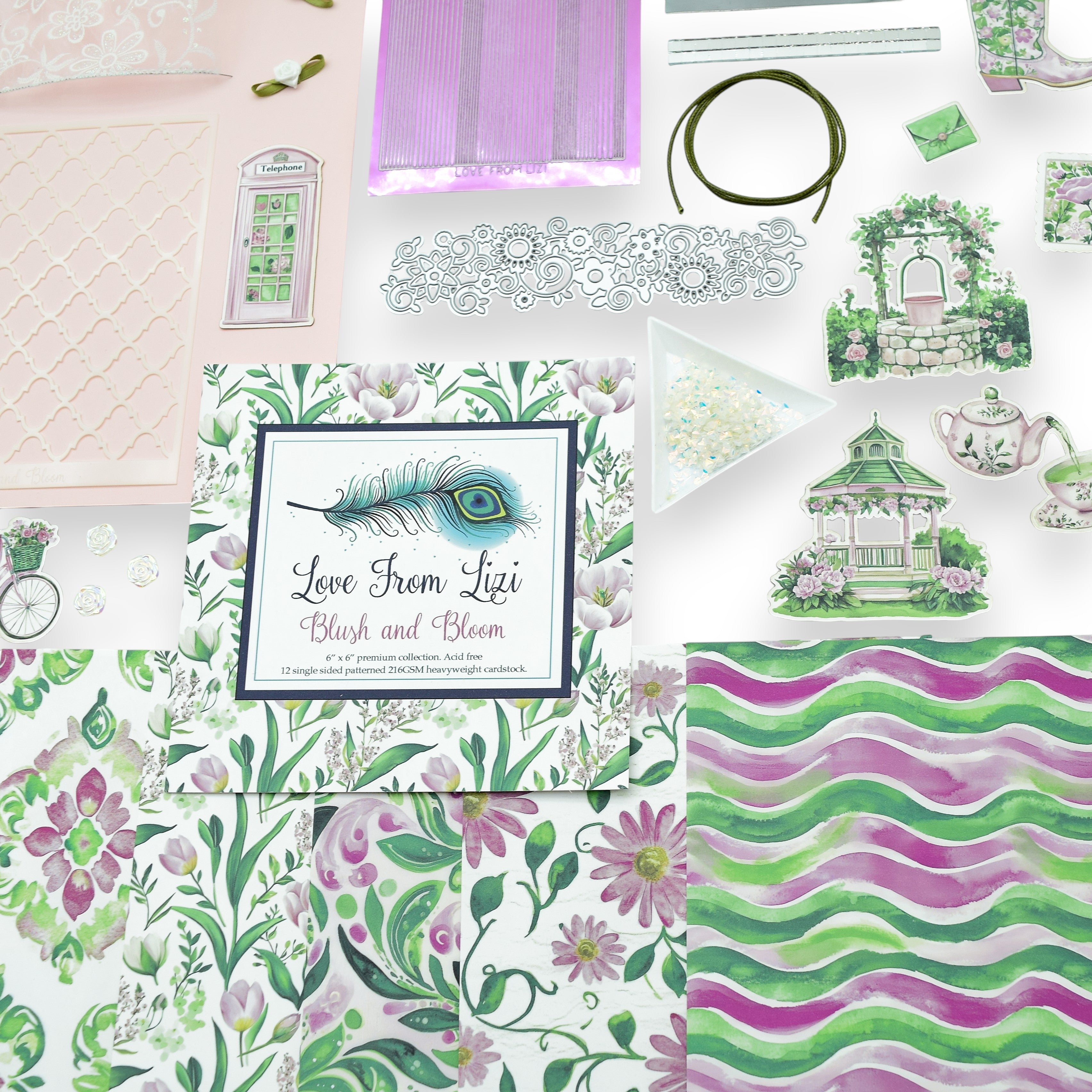 LFL March 26 Card Kit - Blush & Bloom