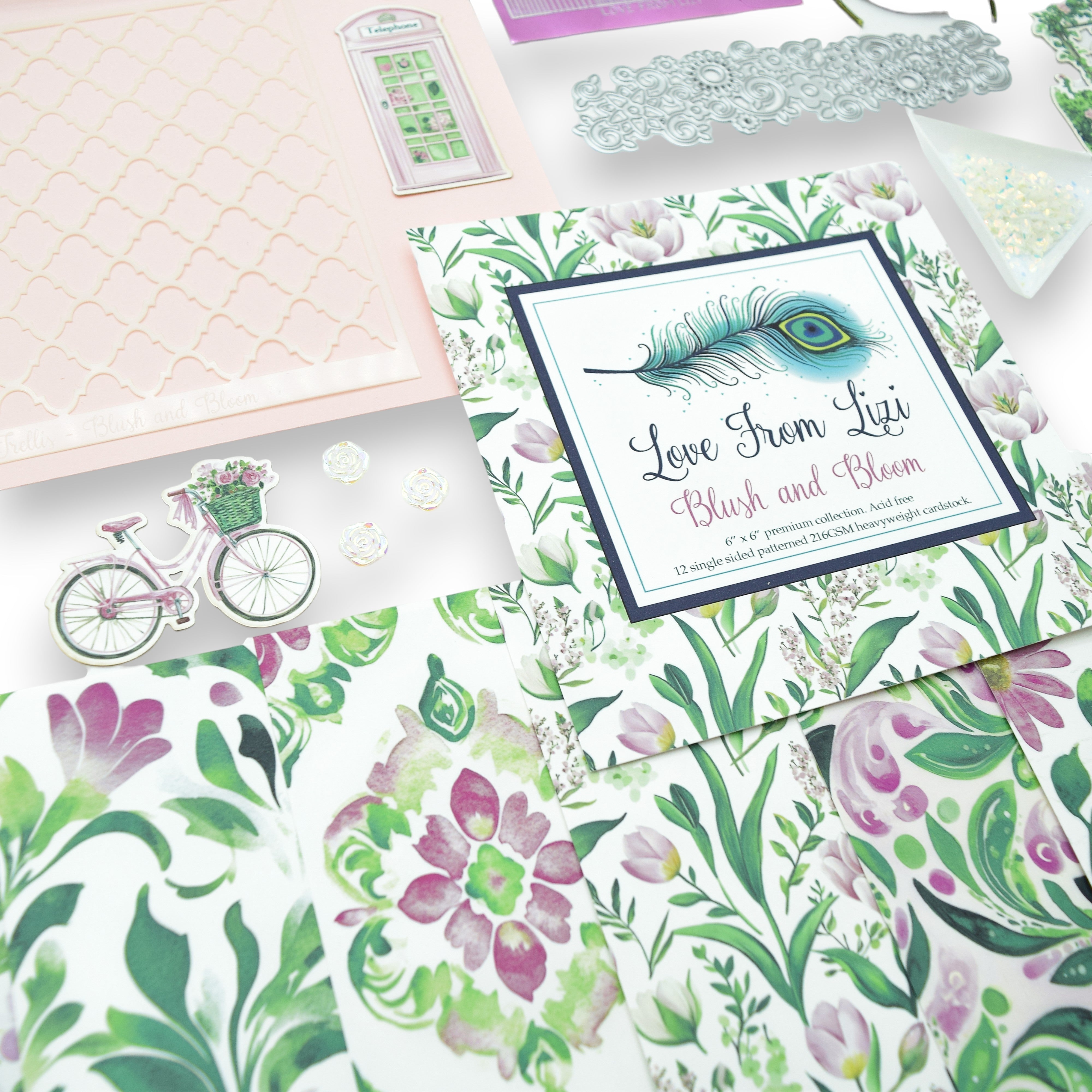 LFL March 26 Card Kit - Blush & Bloom