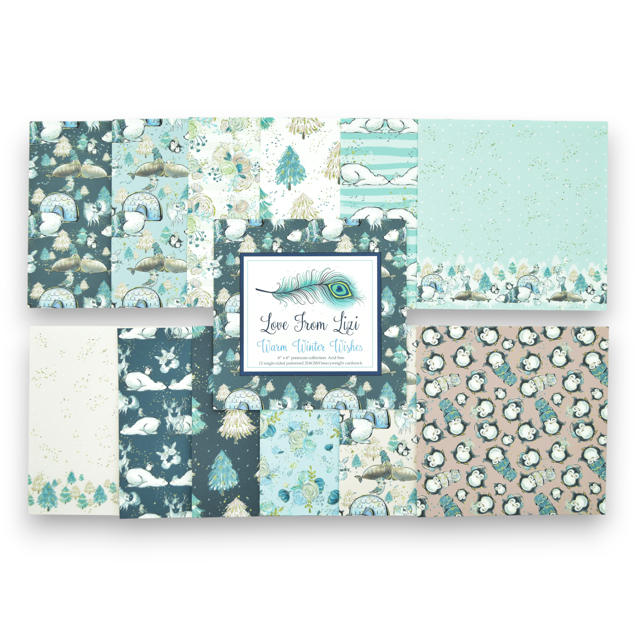 Warm Winter Wishes - 6x6 Patterned Paper Pack