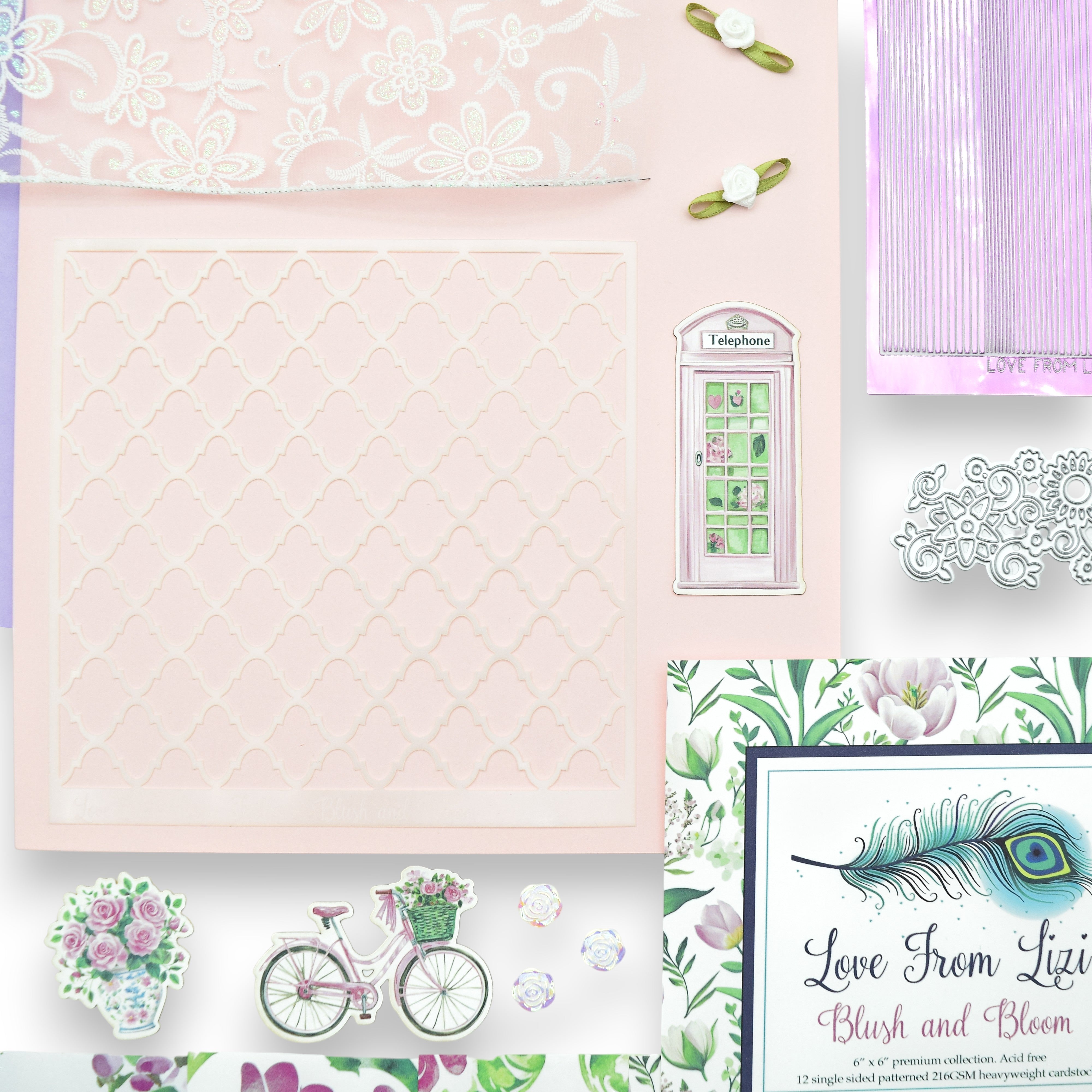 LFL March 26 Card Kit - Blush & Bloom