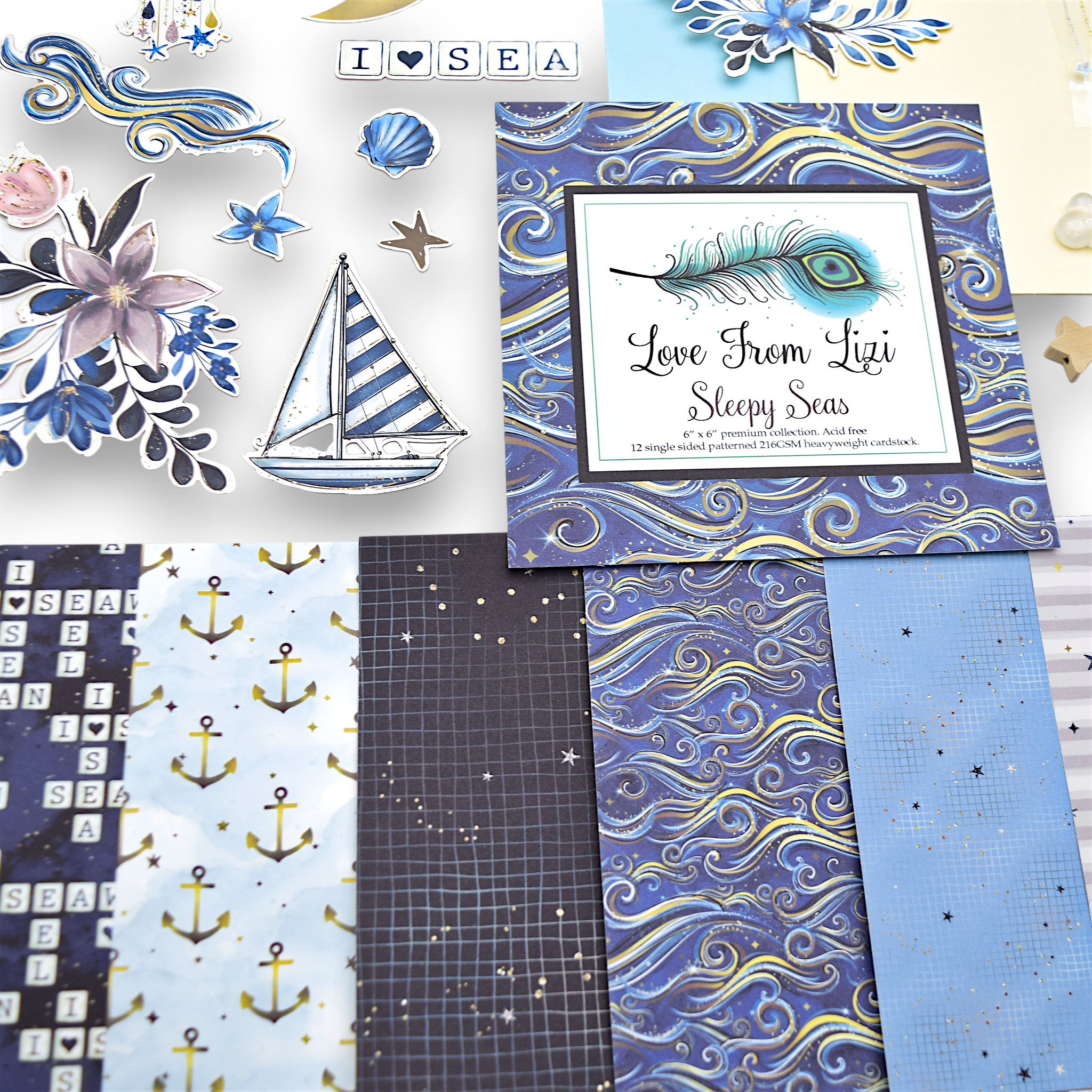 LFL April 26 Card Kit - Sleepy Seas