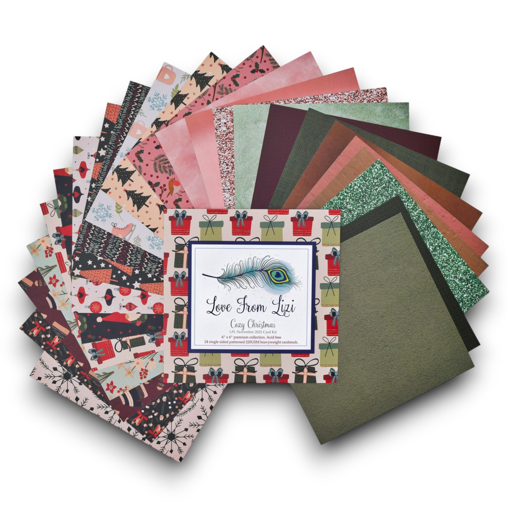 Cozy Christmas 6x6 Patterned Paper Pack