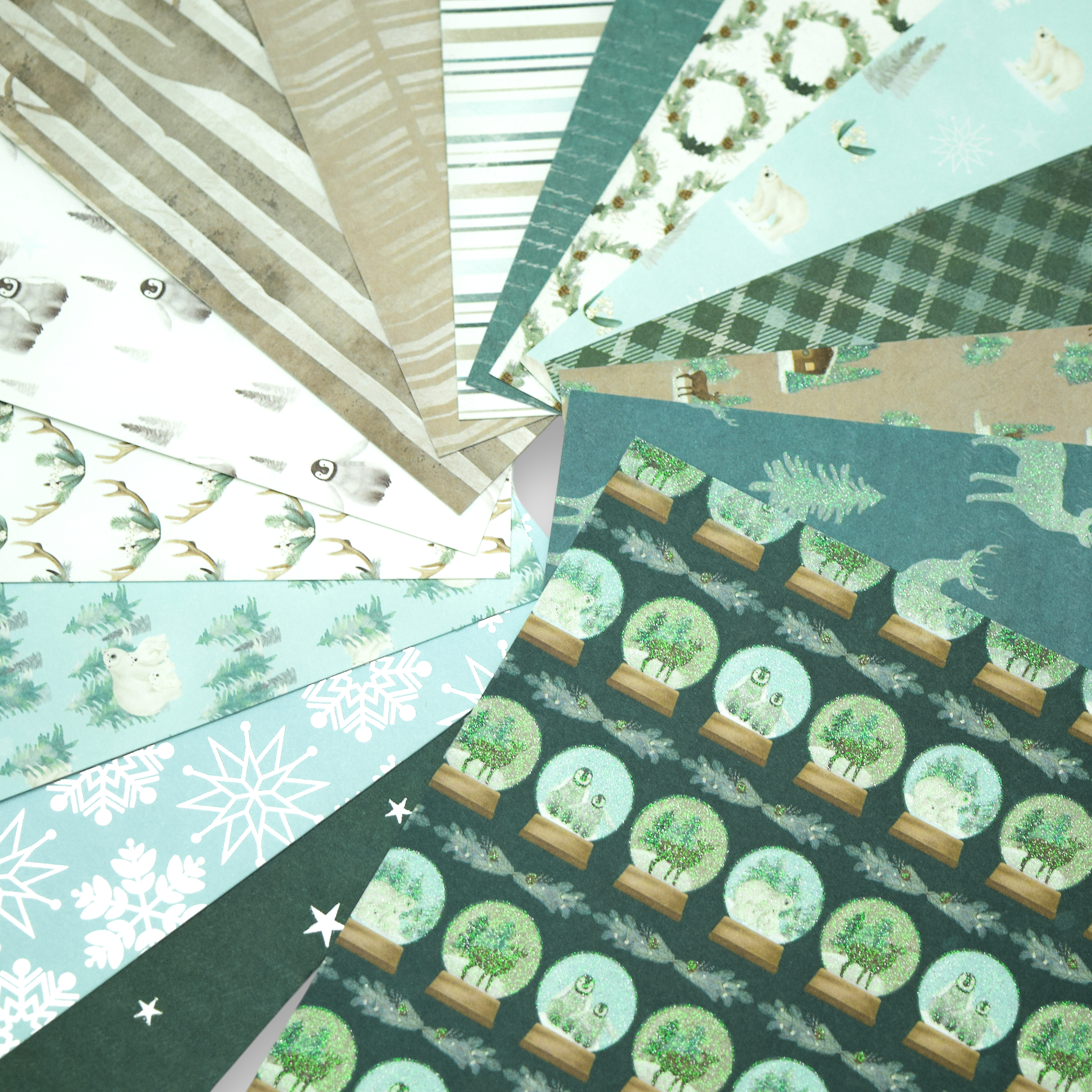 Festive Mint - 6x6 Patterned Paper Pack