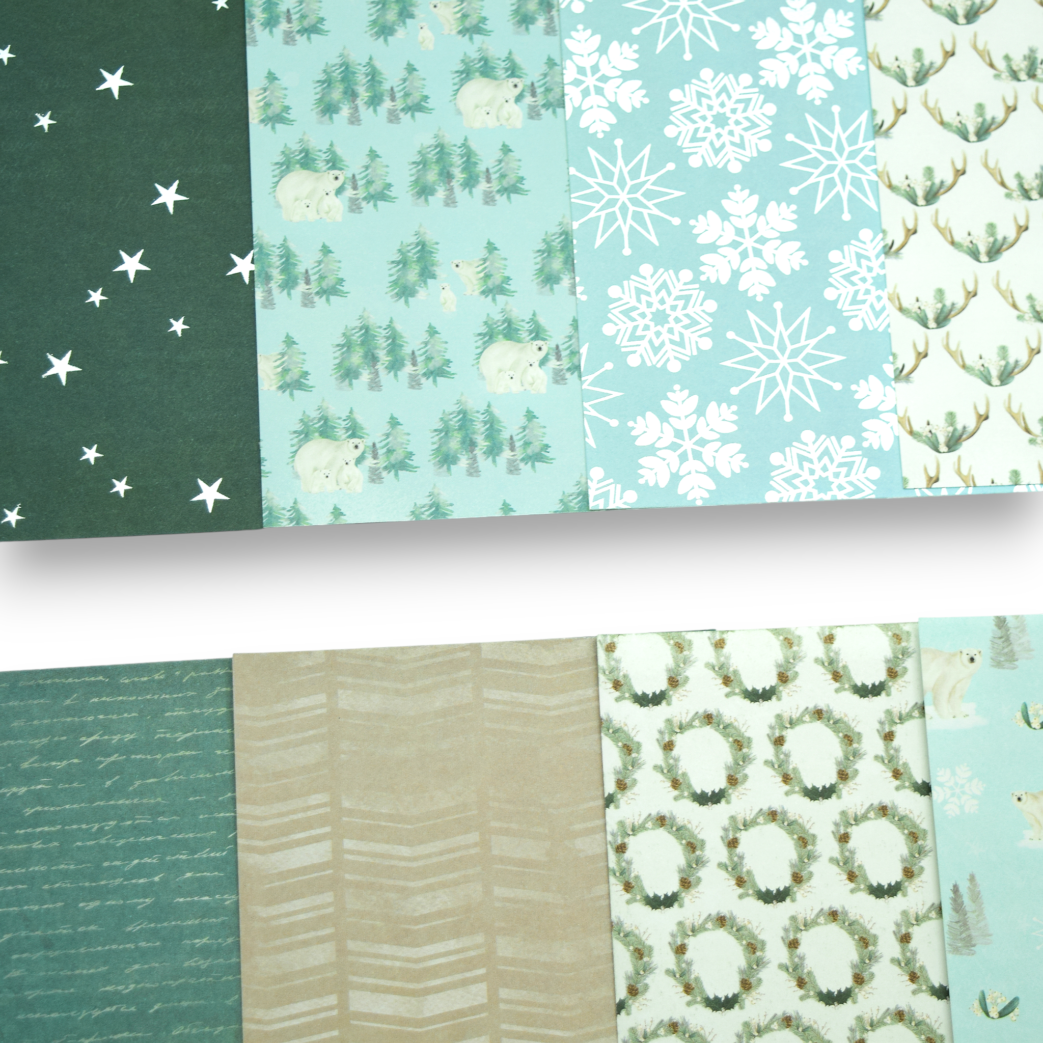 Festive Mint - 6x6 Patterned Paper Pack