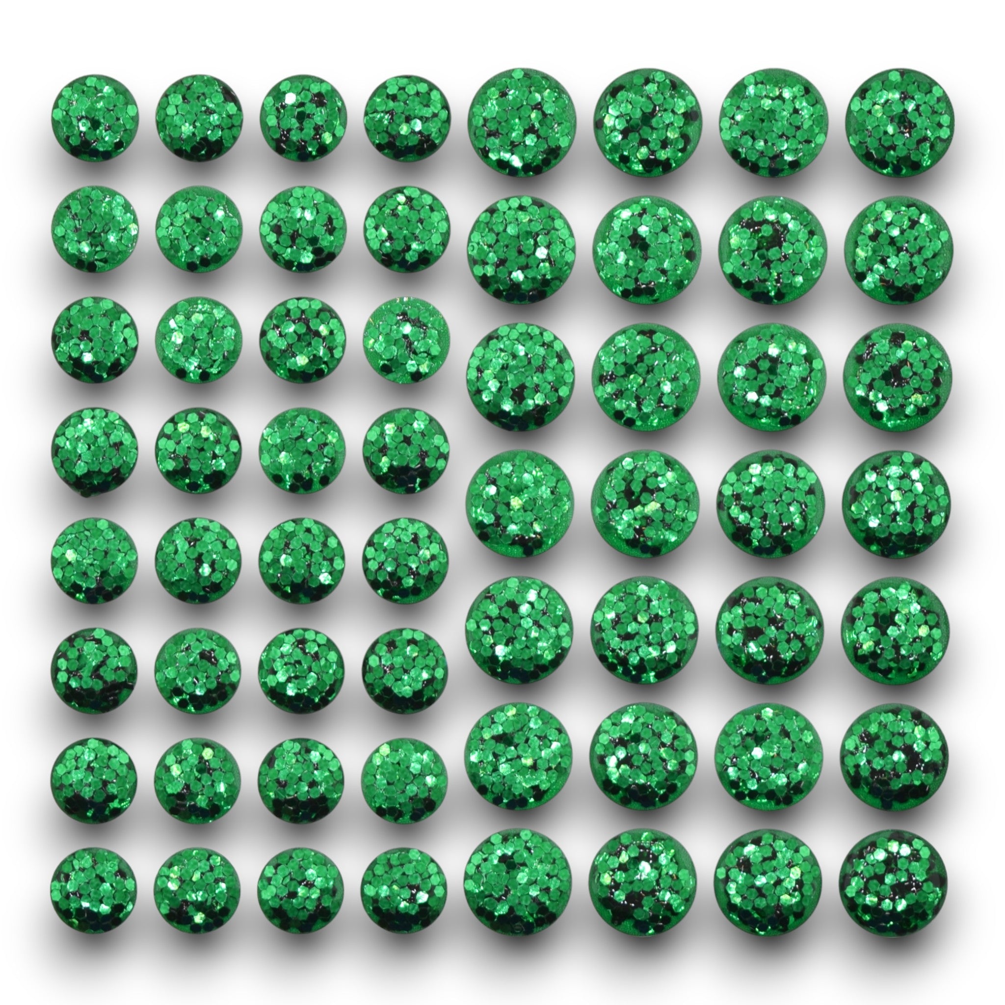 Green Glitter Gems - Small