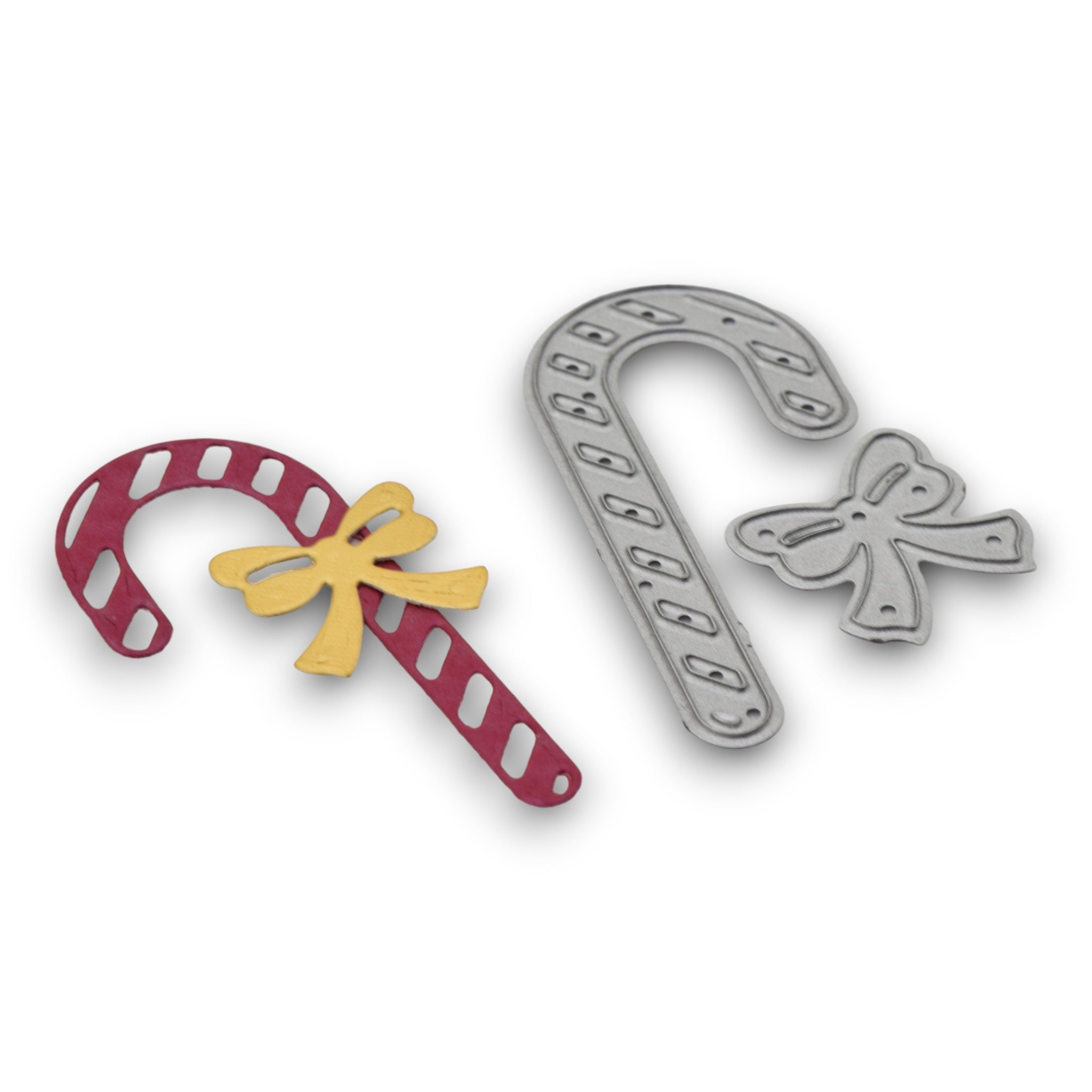 Candy Cane and Bow - Steel Cutting Die