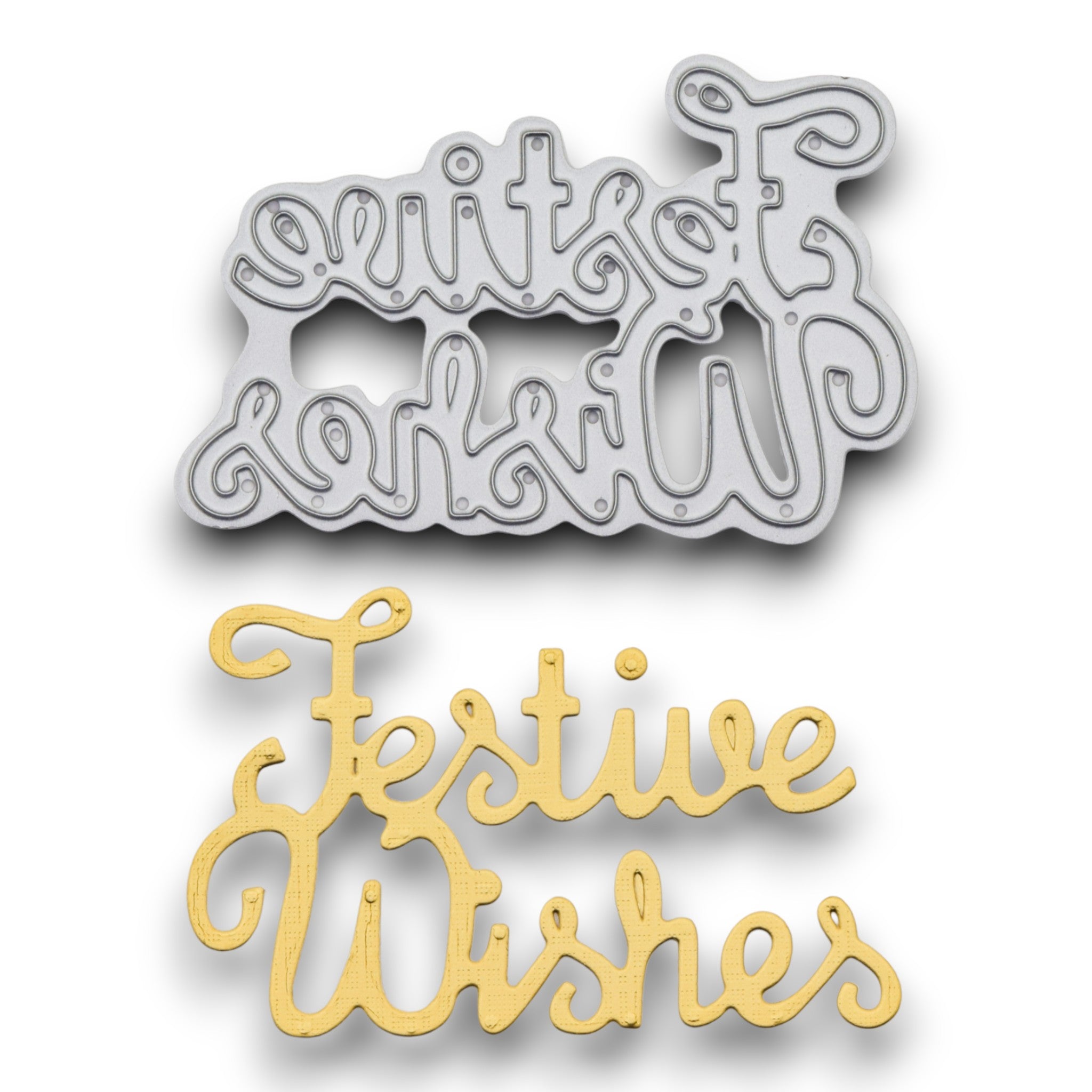 Festive Wishes - Steel Cutting Die