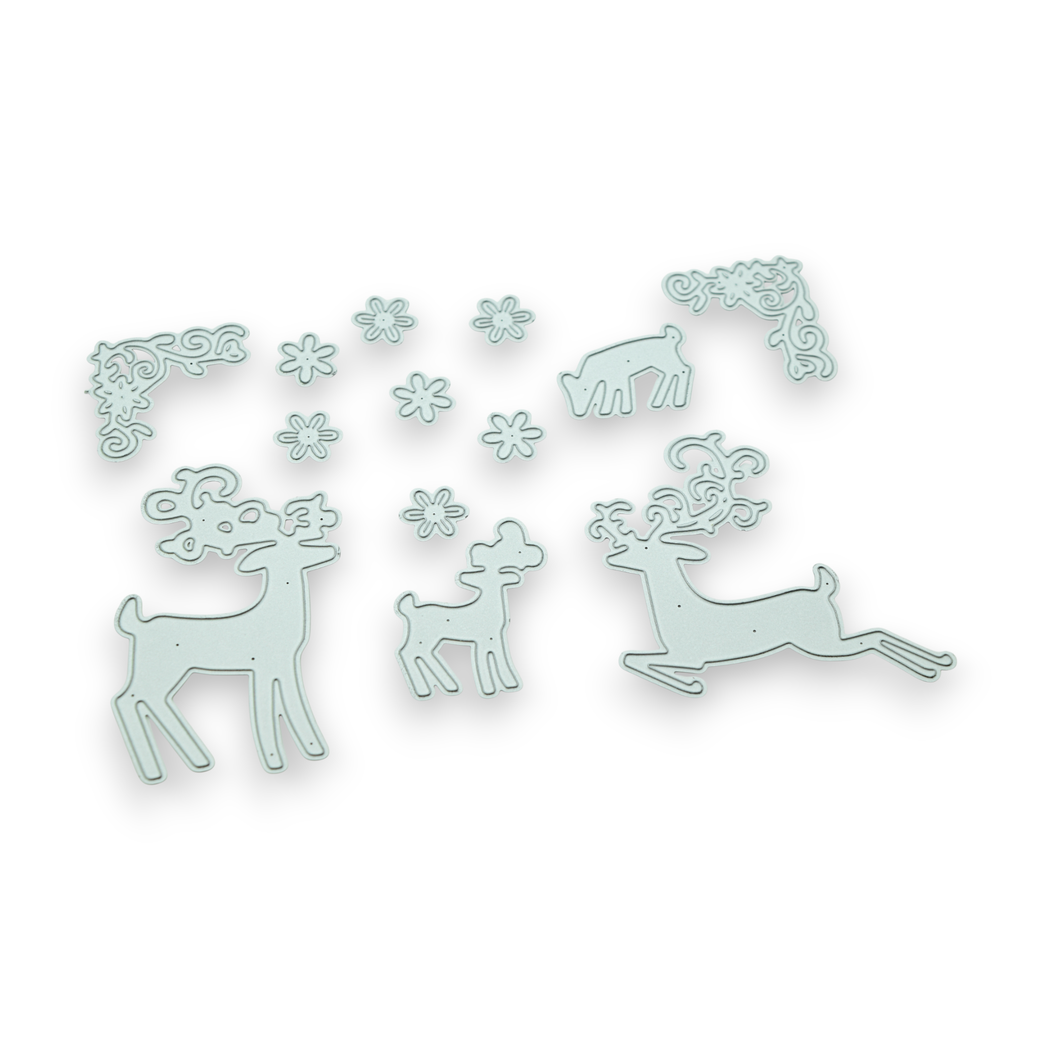Deer & Flourish - Steel Cutting Die Set