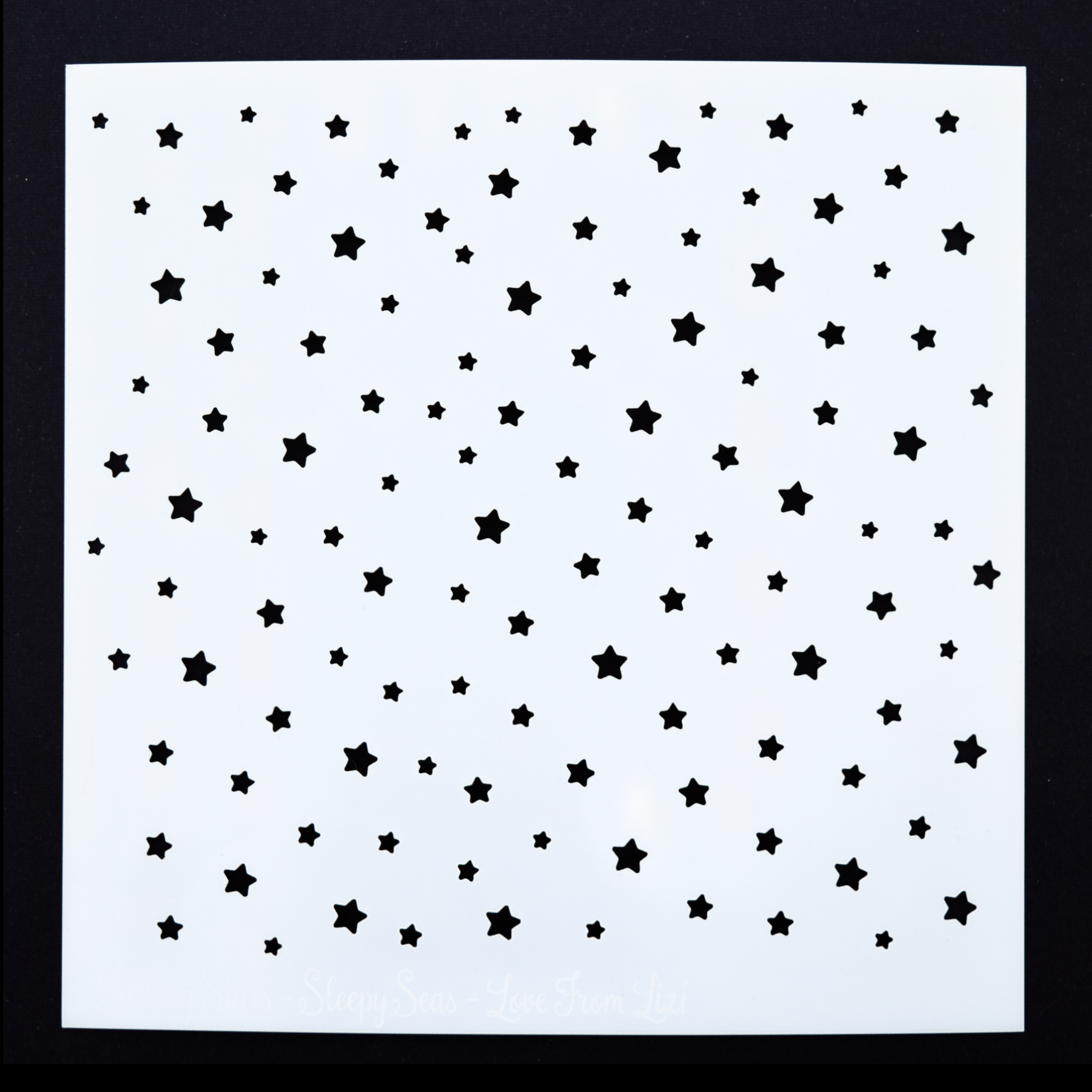 Falling Stars - Stencil