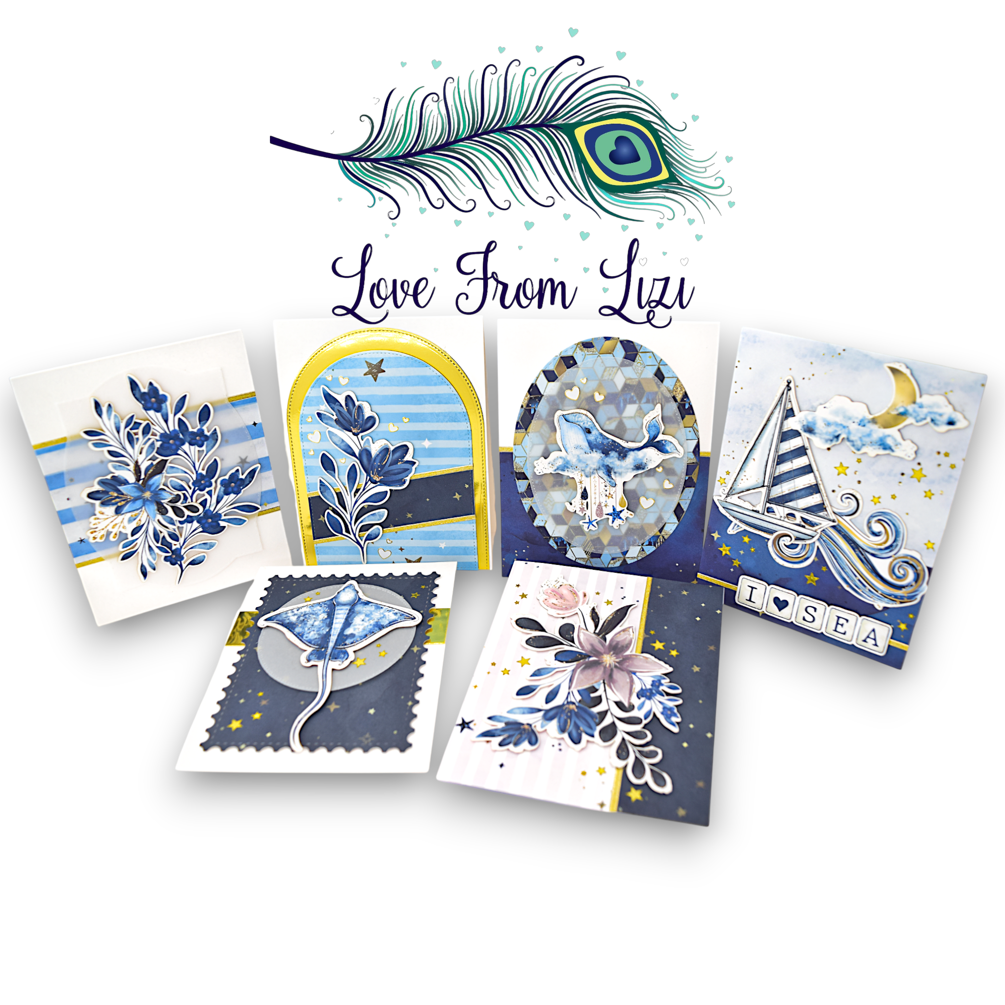 Sleepy Seas - Studio Card Kit