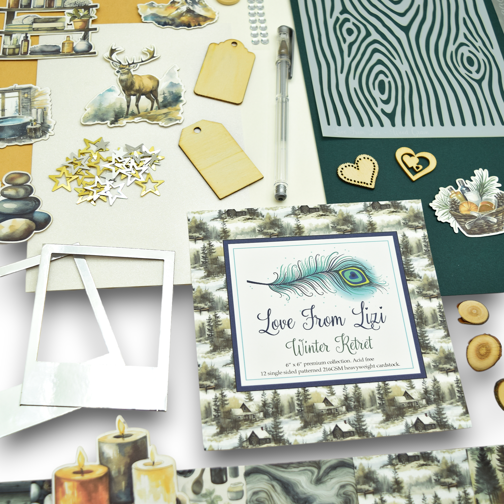 LFL December 25 Card Kit - Winter Retreat