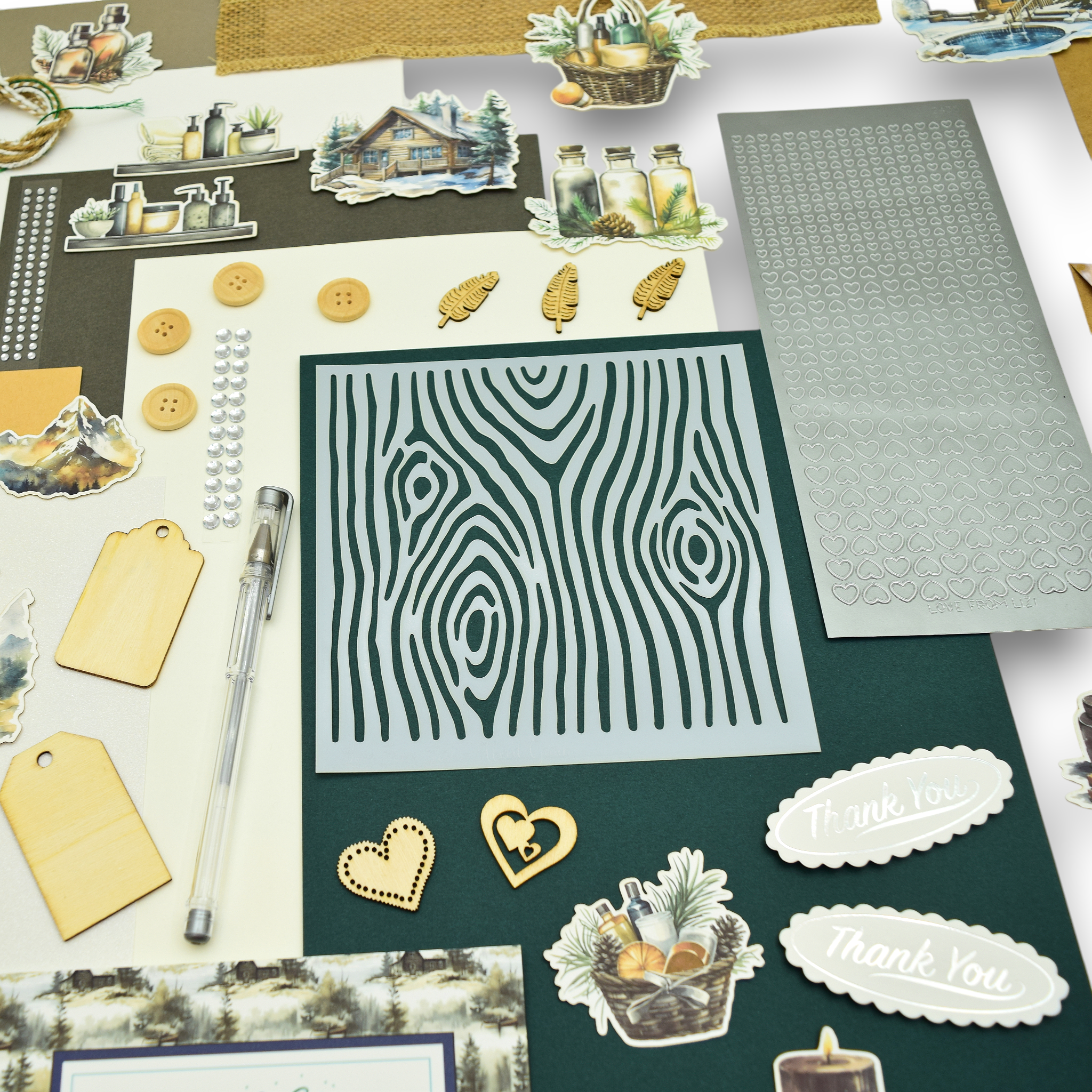 LFL December 25 Card Kit - Winter Retreat