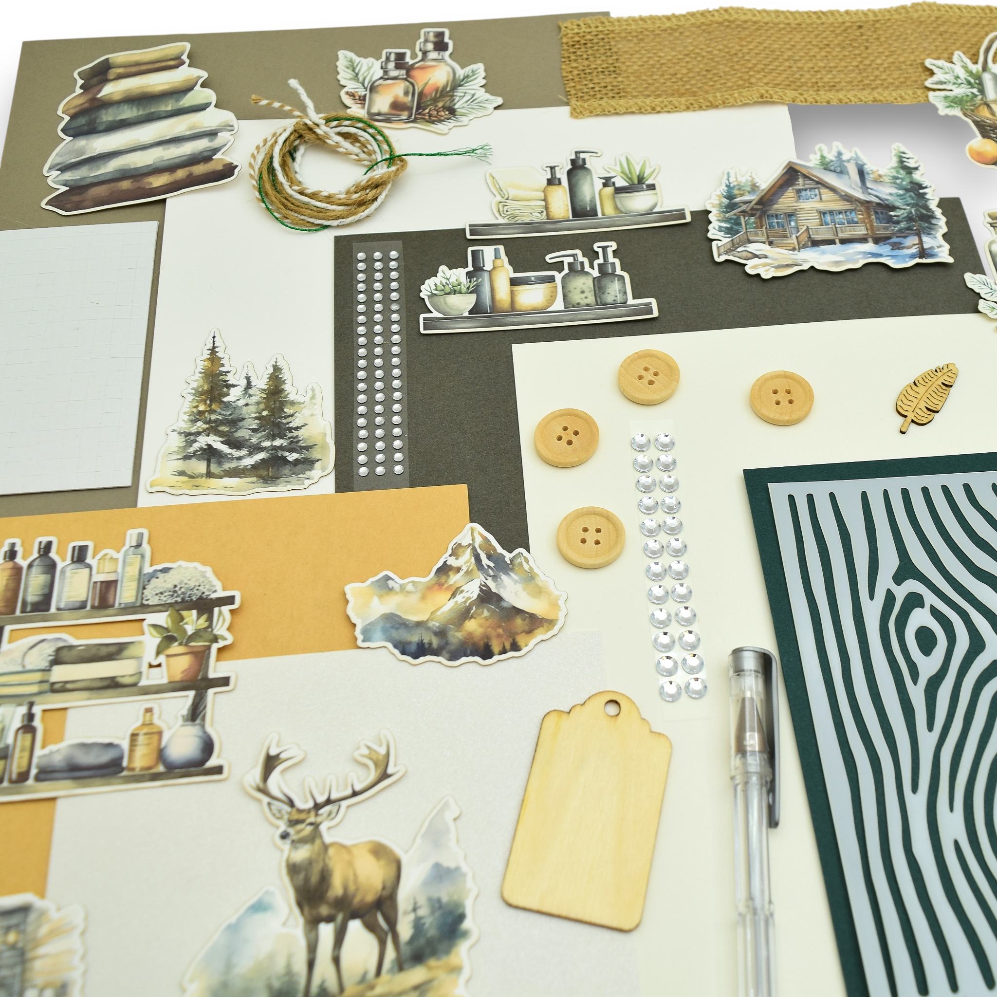 LFL December 25 Card Kit - Winter Retreat