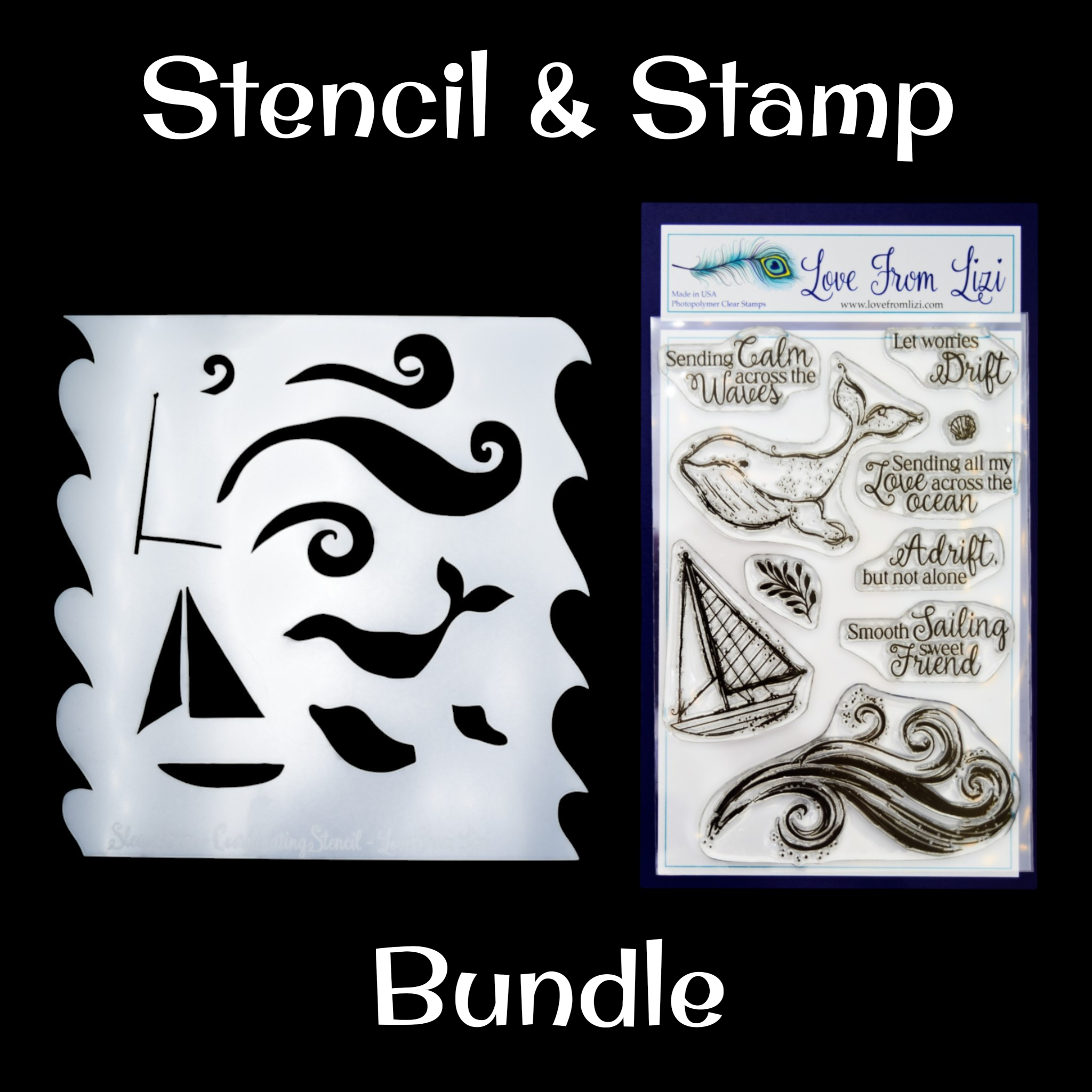 Sleepy Seas - Stamp And Stencil