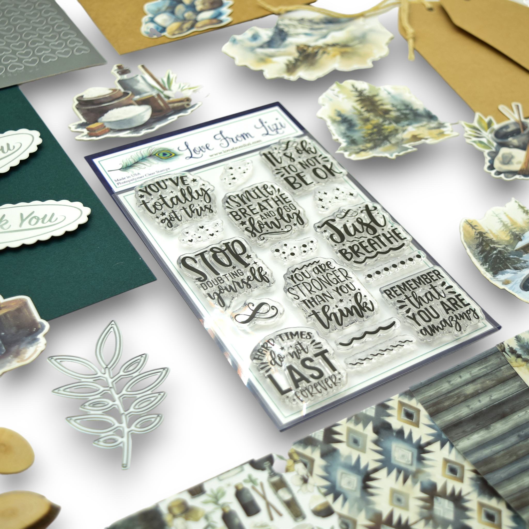 LFL December 25 Card Kit - Winter Retreat