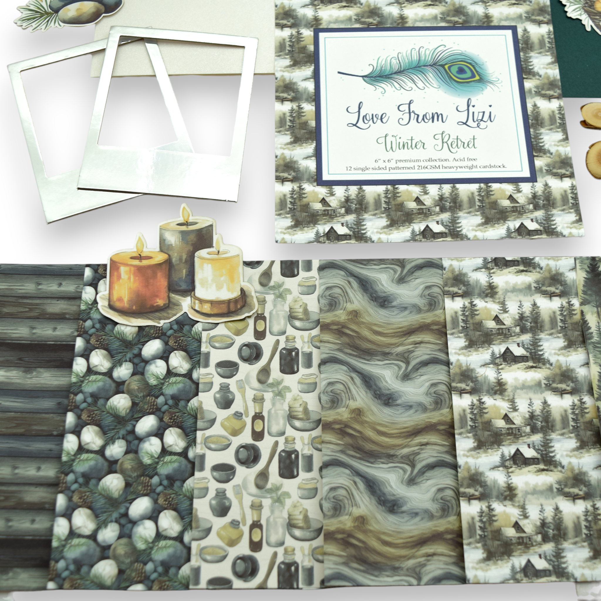 LFL December 25 Card Kit - Winter Retreat