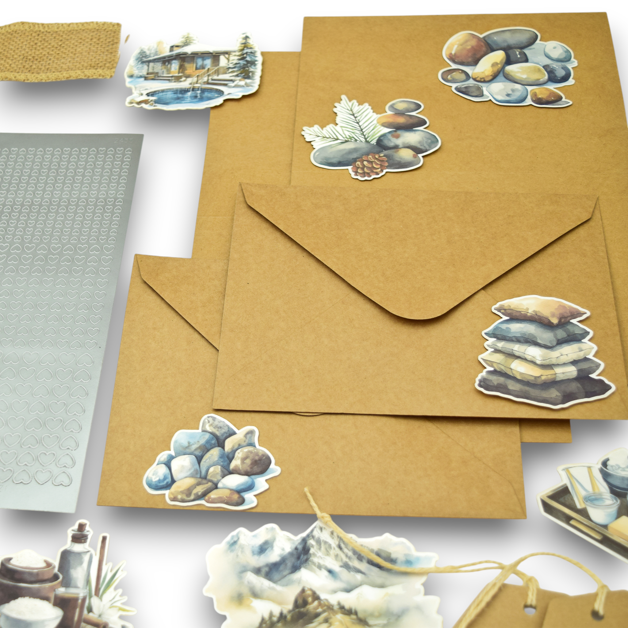 LFL December 25 Card Kit - Winter Retreat