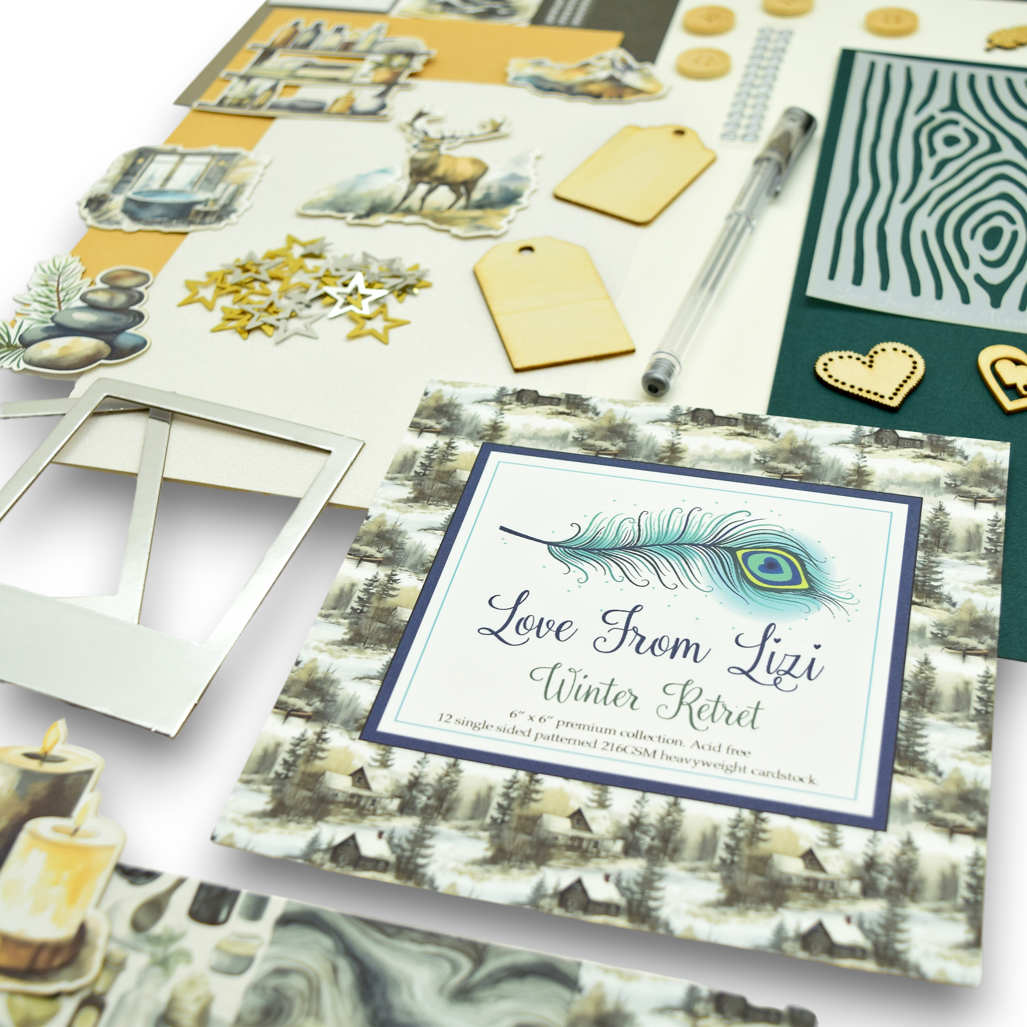 LFL December 25 Card Kit - Winter Retreat