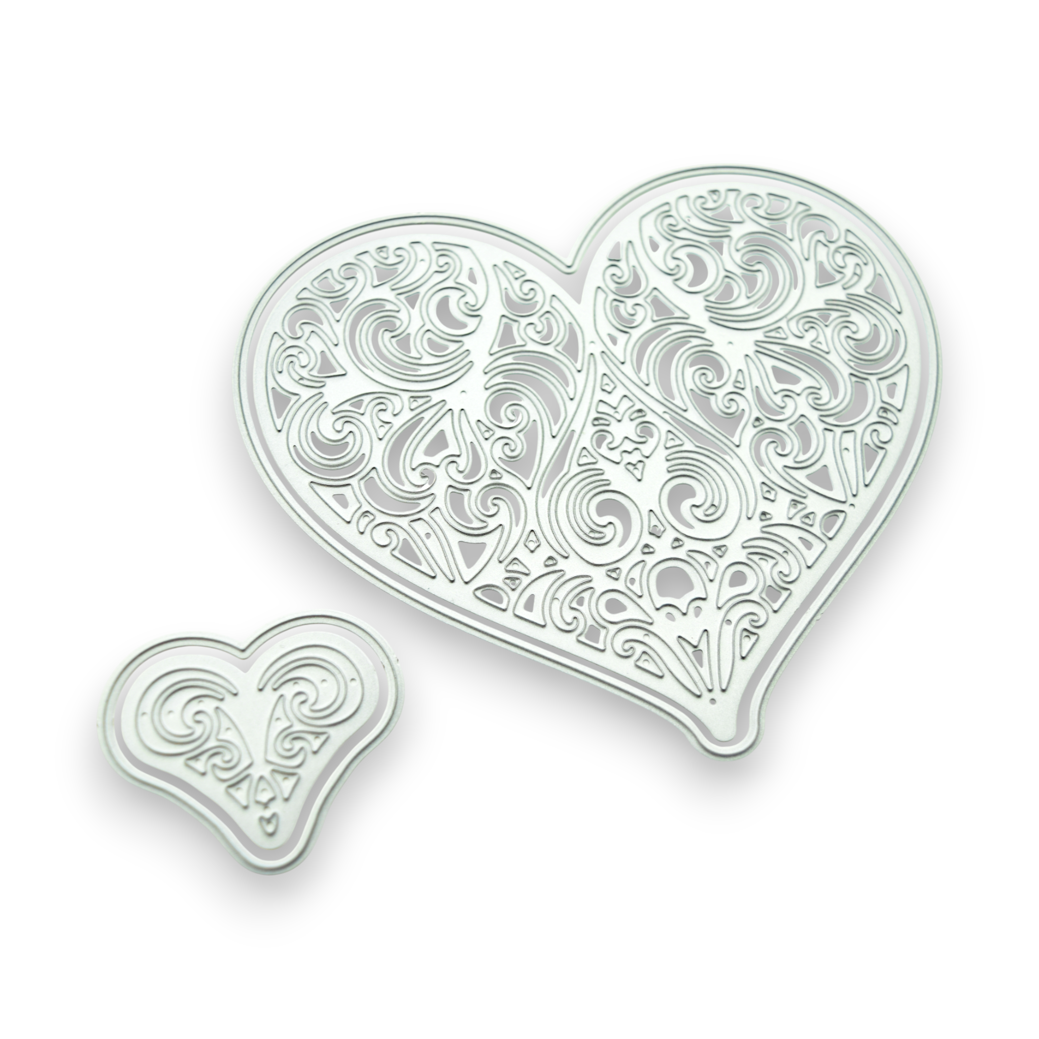 Swirling Hearts - Steel Cutting Die Set