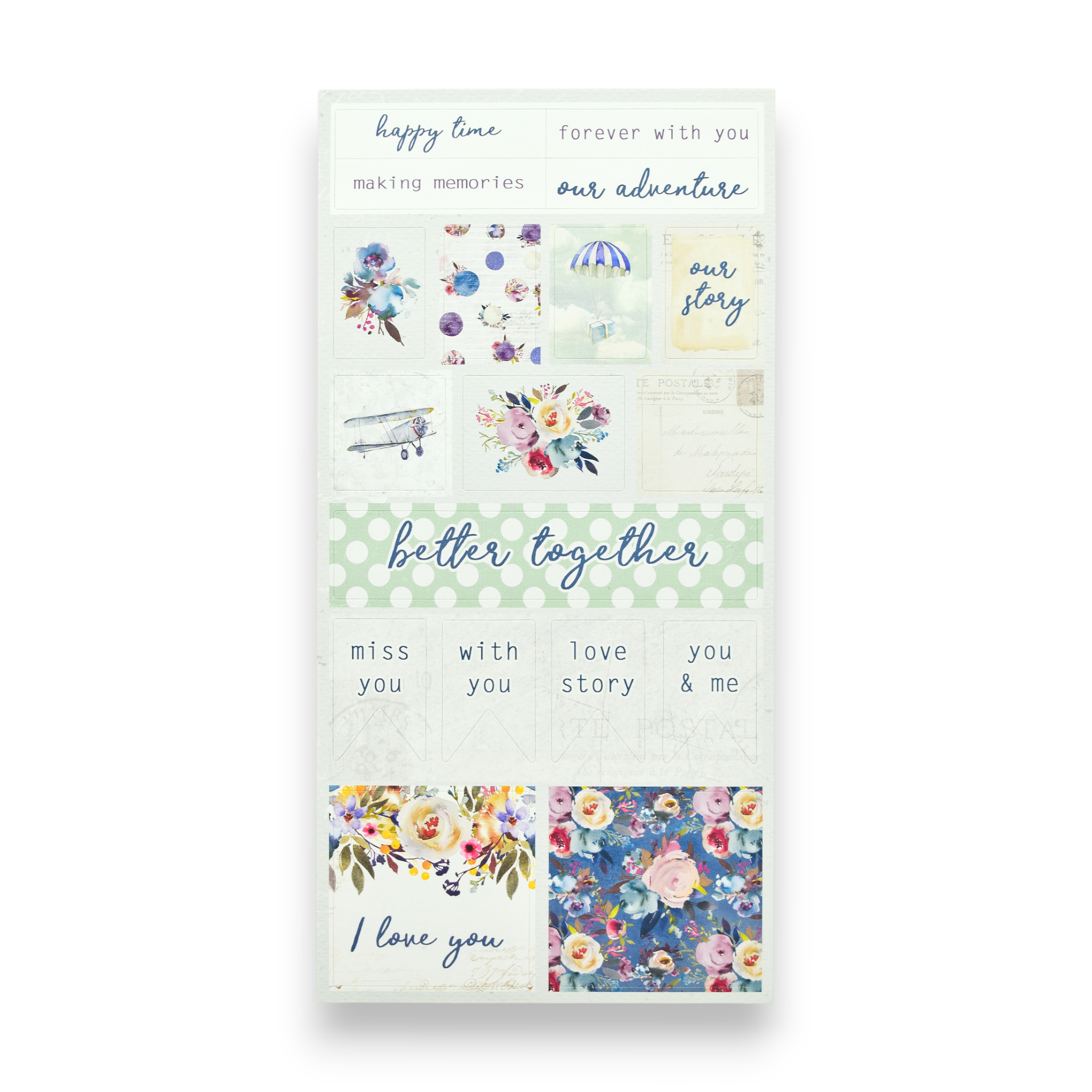 Memory Revolution Making Sticker Making Memories - 4x8 Sentiment Sticker Sheet