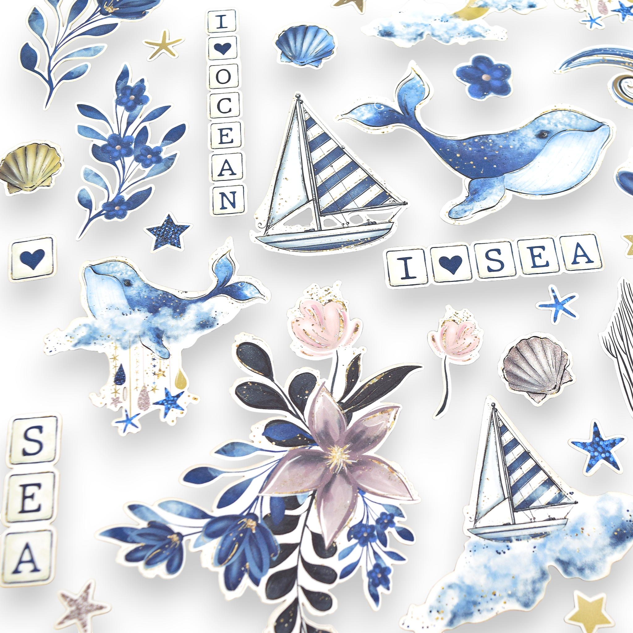 Sleepy Seas - Ephemera Pack