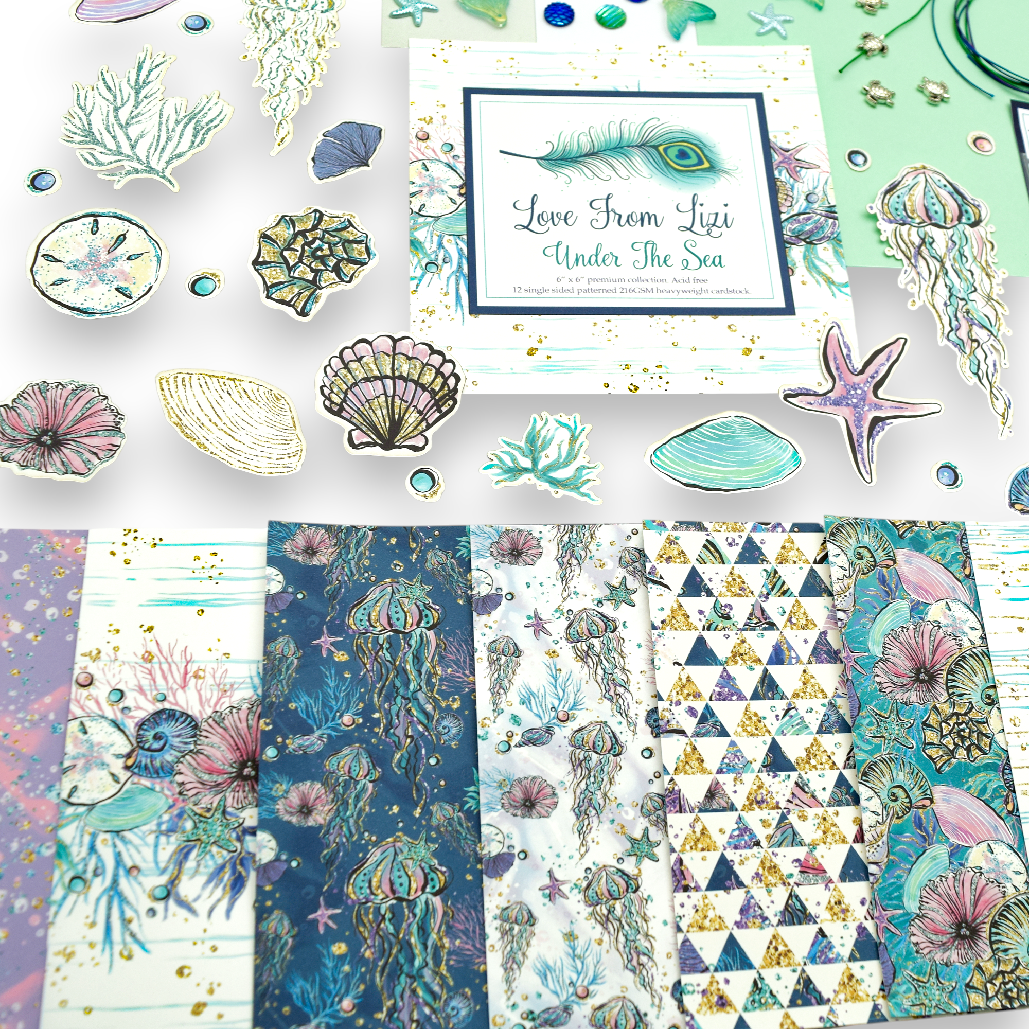 LFL August 25 Card Kit - Under The Sea