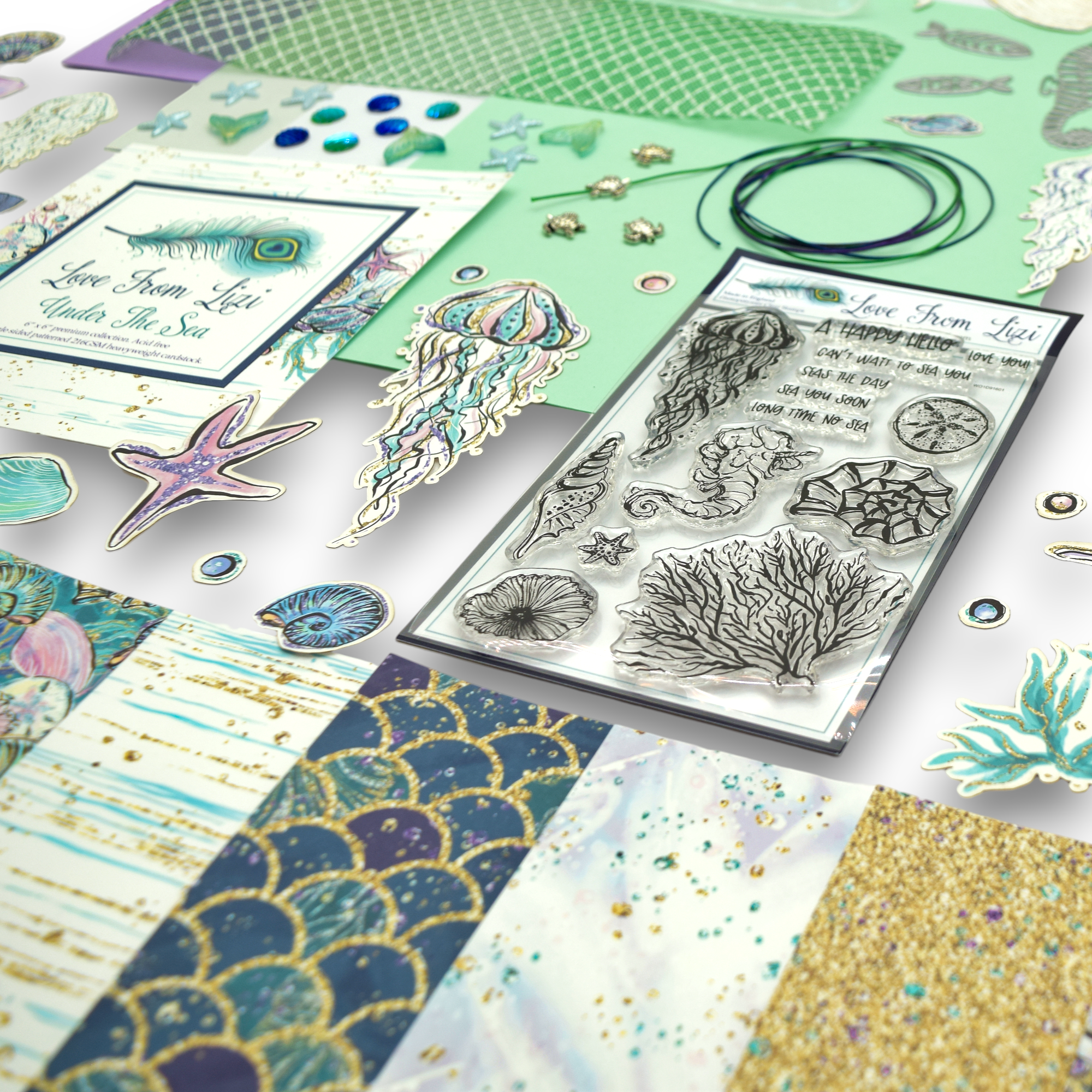 LFL August 25 Card Kit - Under The Sea