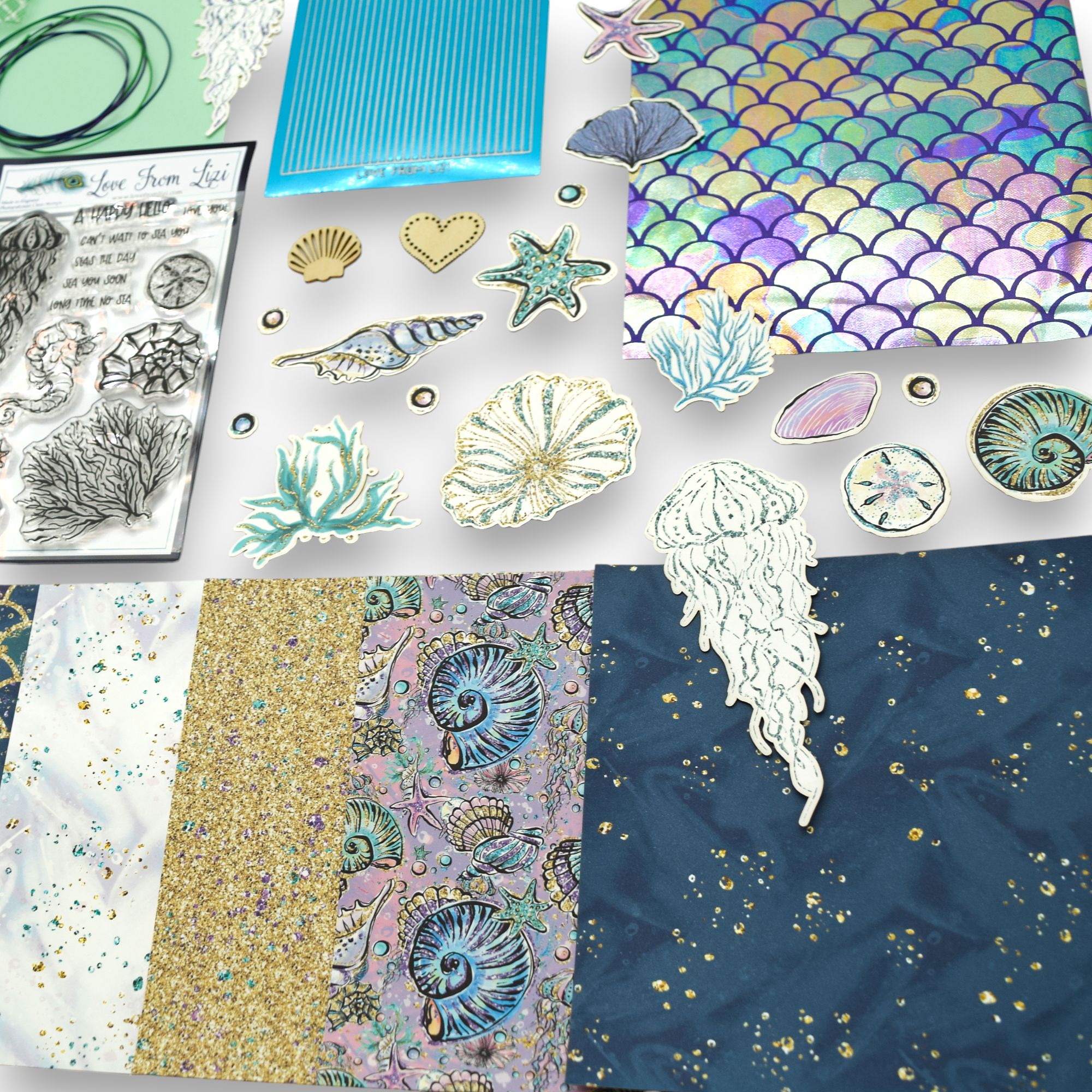 LFL August 25 Card Kit - Under The Sea