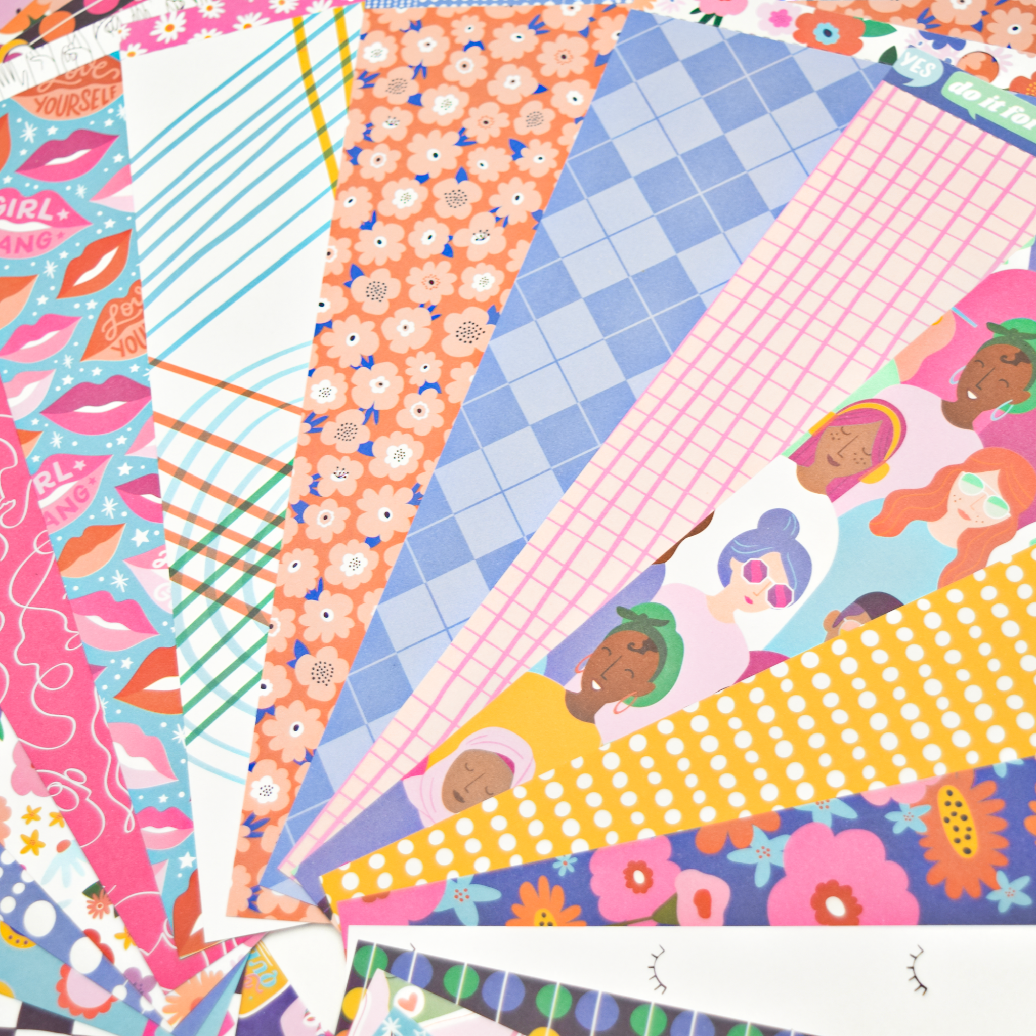 Hey Girl - 6x8 Patterned Paper Pack