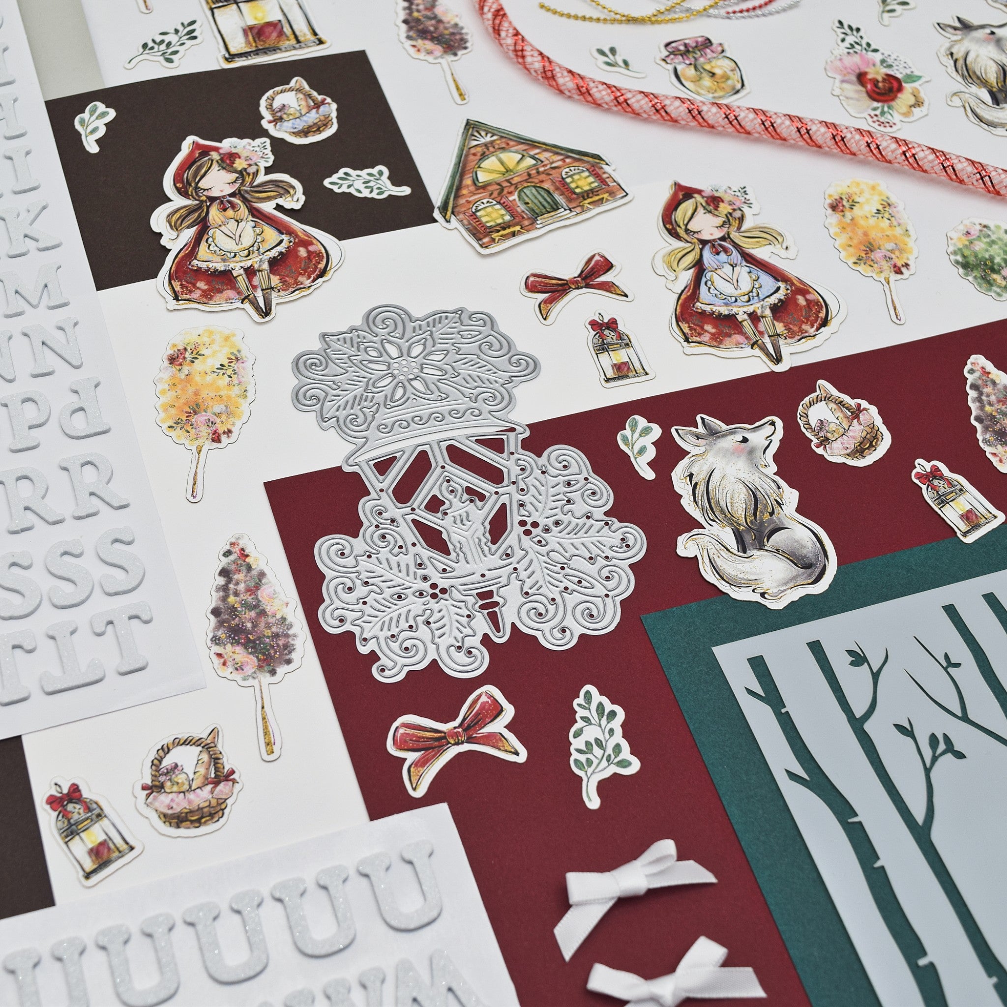 LFL December 24 Card Kit - Ruby Red