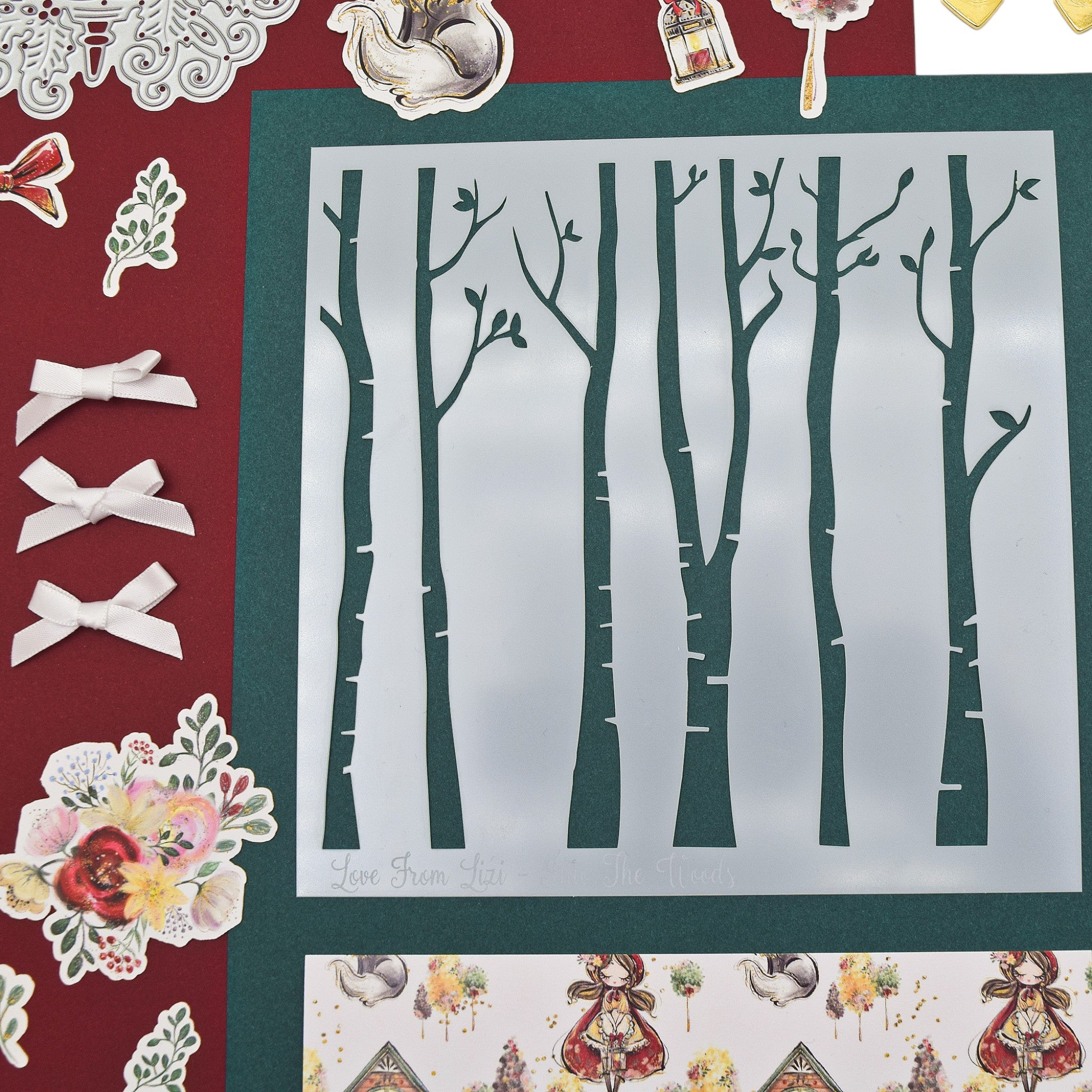 LFL December 24 Card Kit - Ruby Red