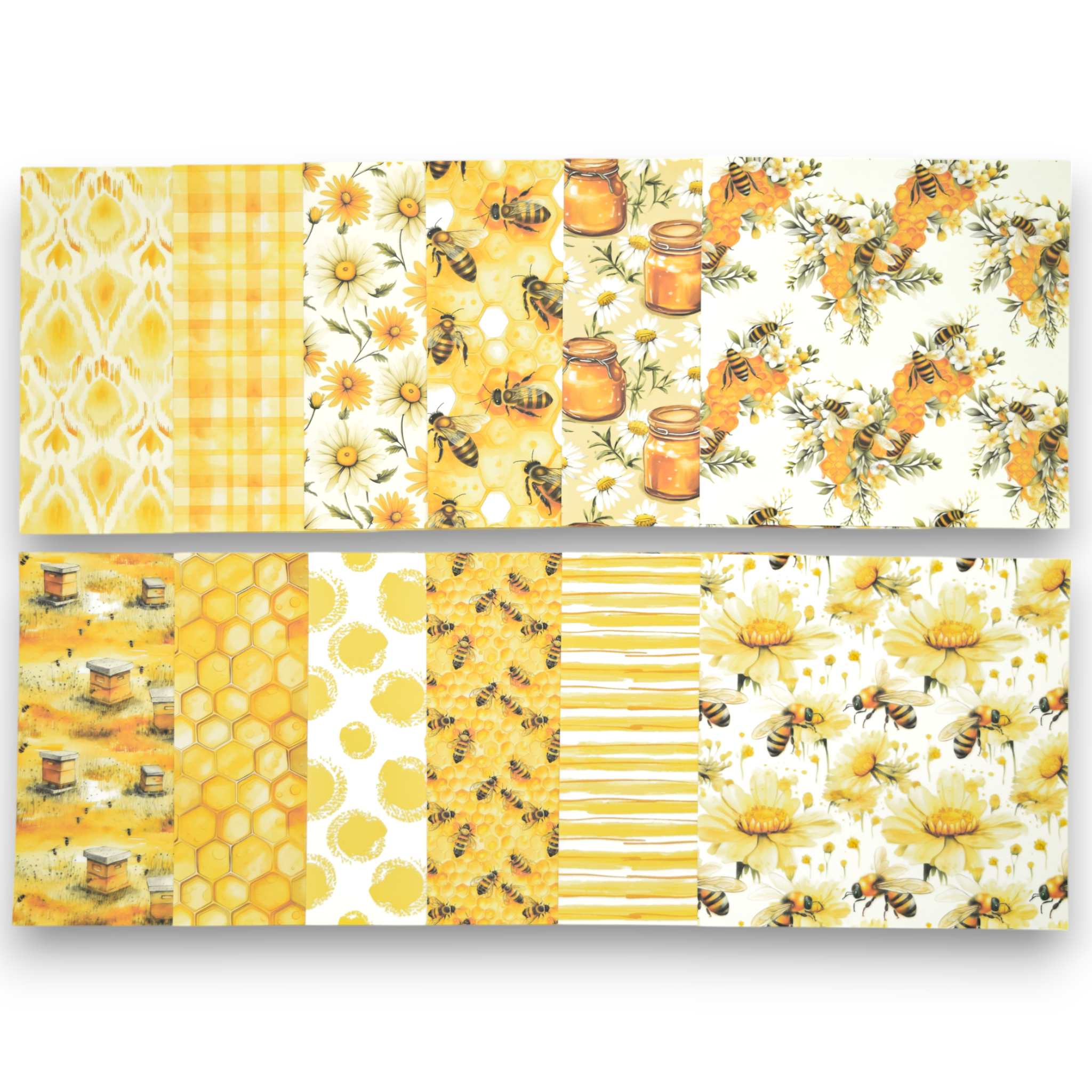 Bee Happy - 6x6 Patterned Paper Pack