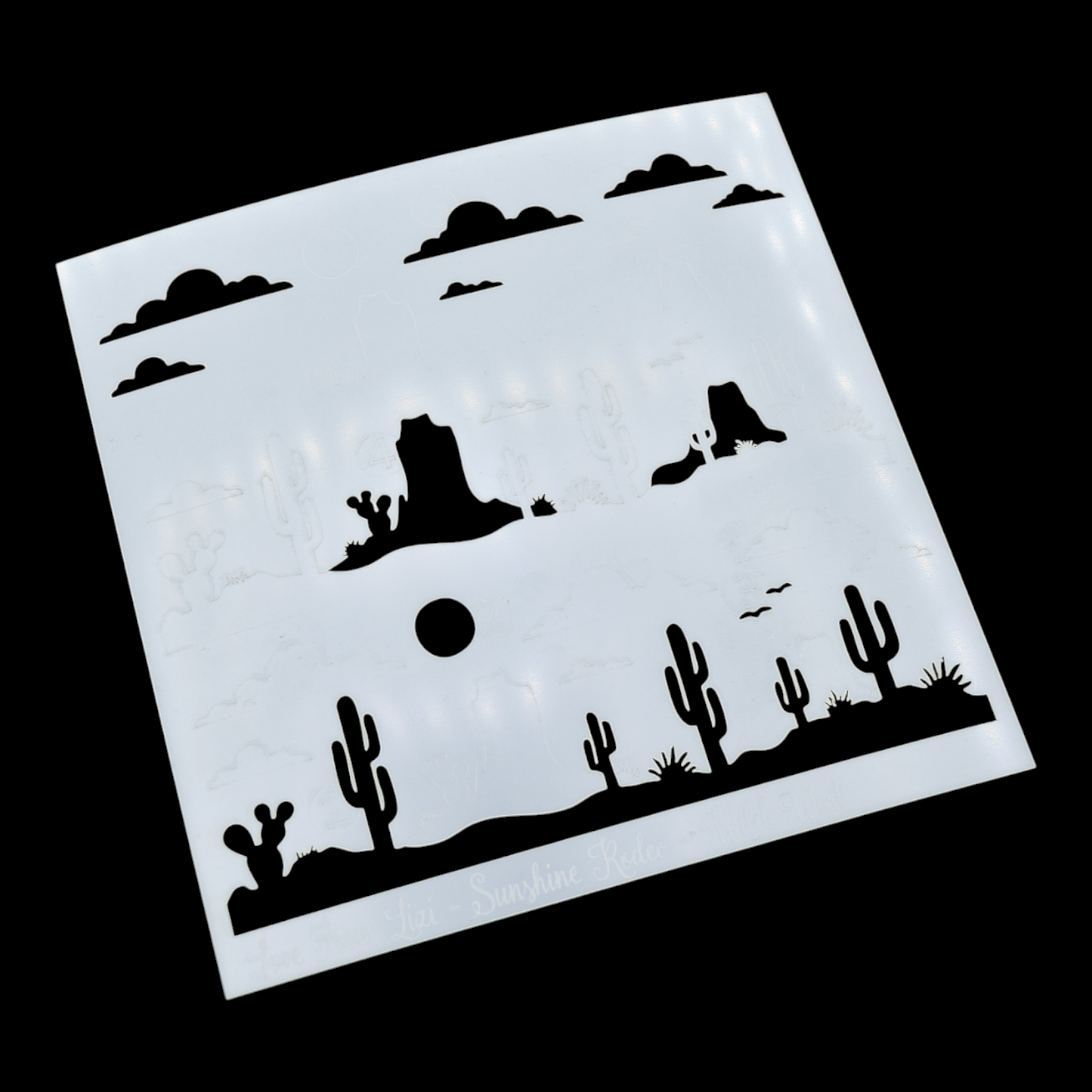 Wild West - Sunshine Rodeo - Stencil