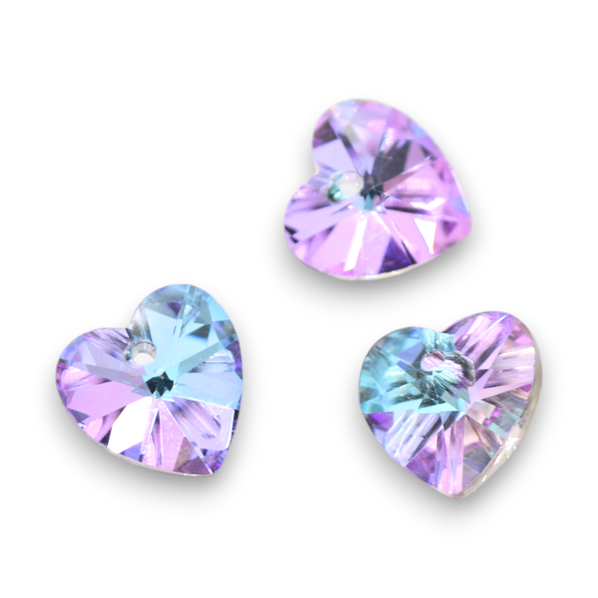 Sparkle Hearts Crystals - Charms
