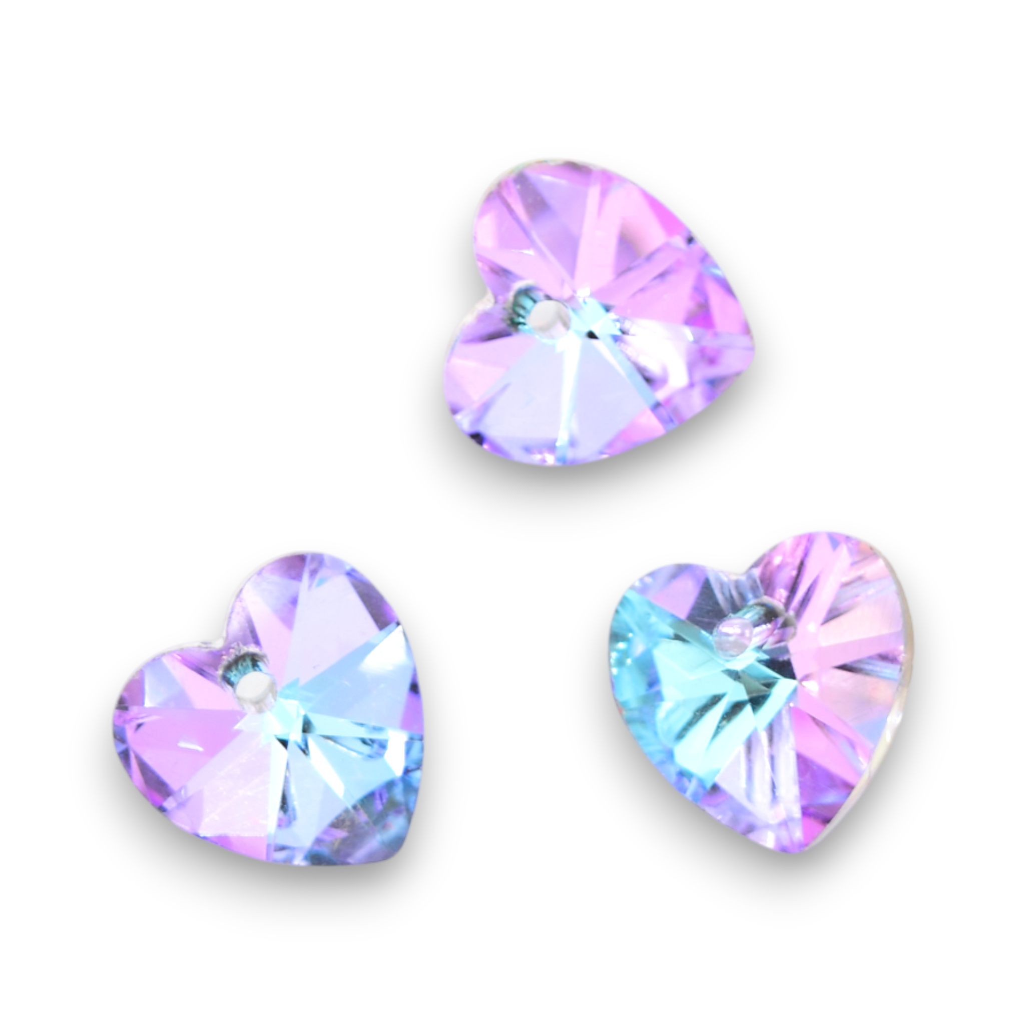 Sparkle Hearts Crystals - Charms