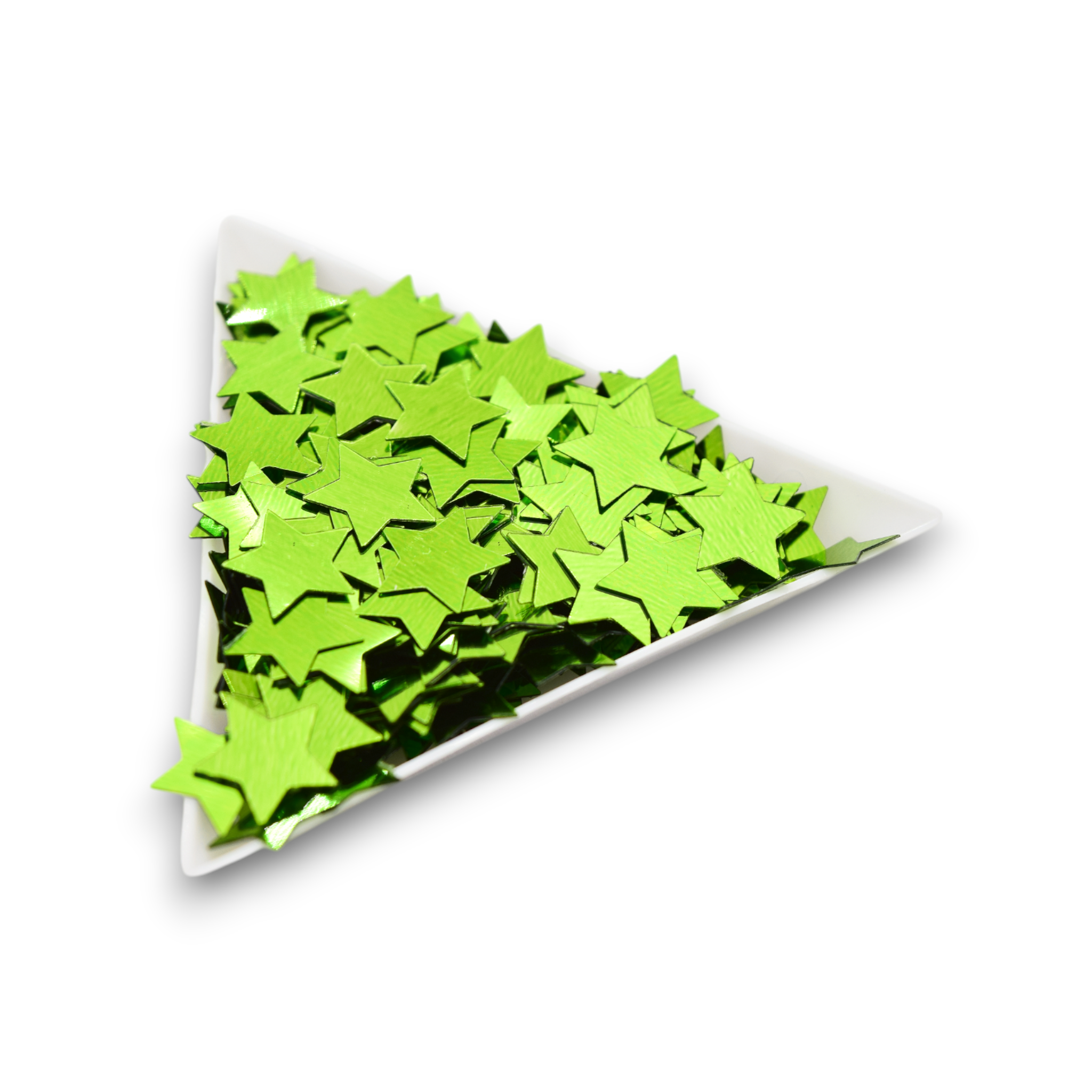 Sunshine Rodeo Green Stars - Sequin Mix