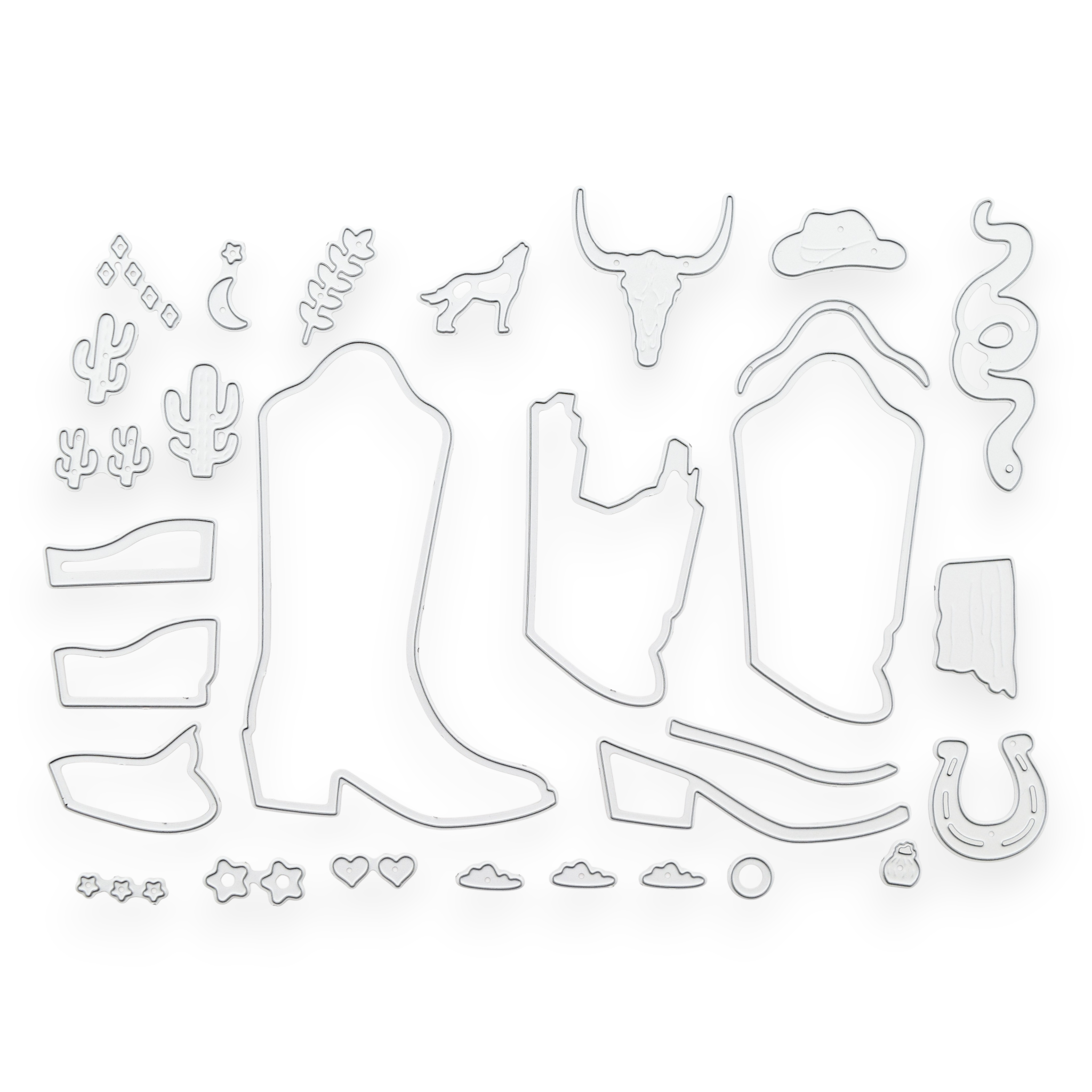 Cowboy Boot - Steel Cutting Die Set