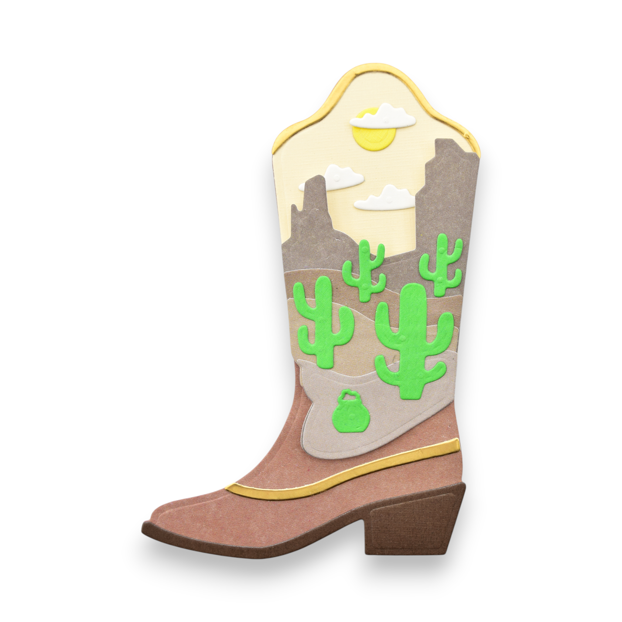 Cowboy Boot - Steel Cutting Die Set
