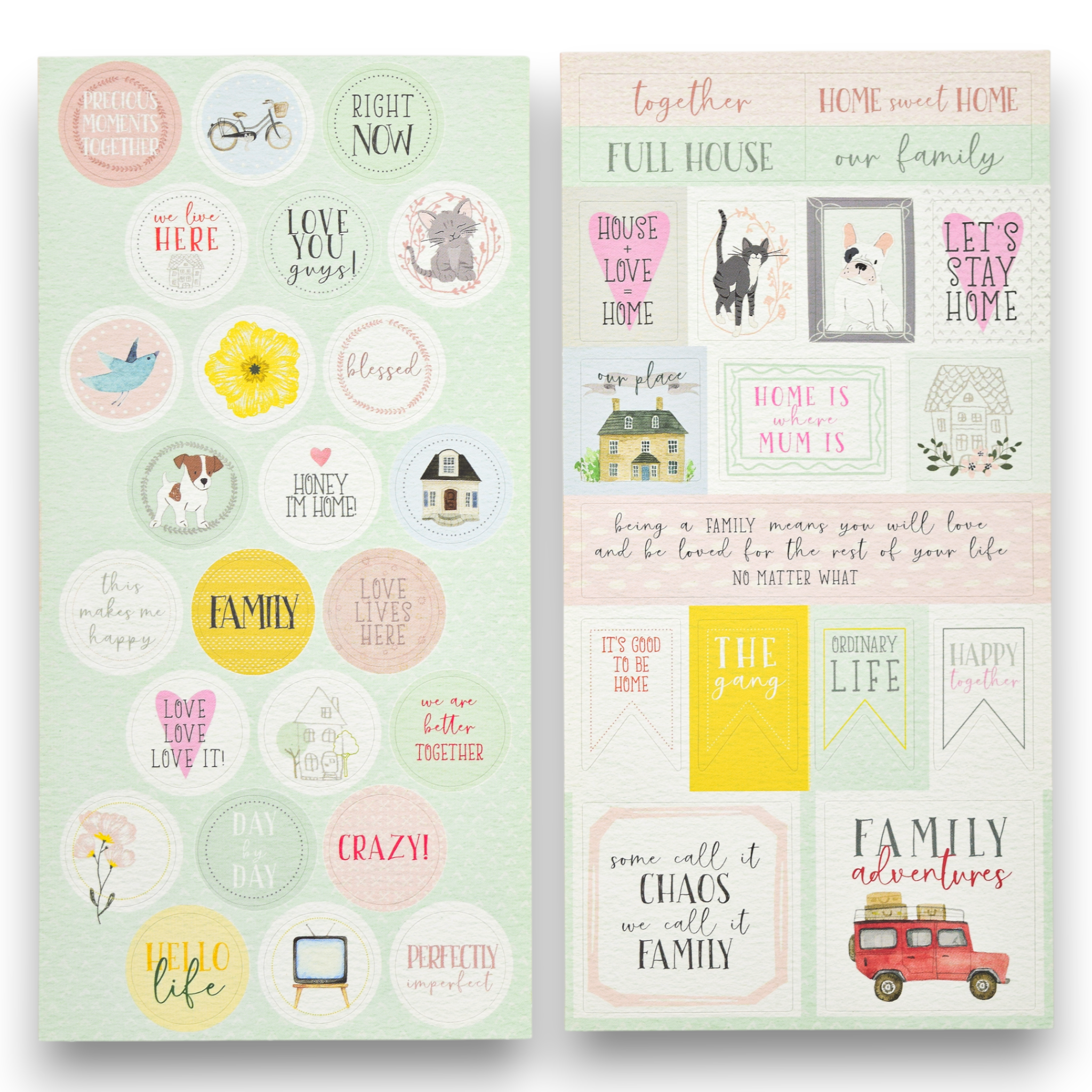 Better Together - 4x8 Sticker Sheets