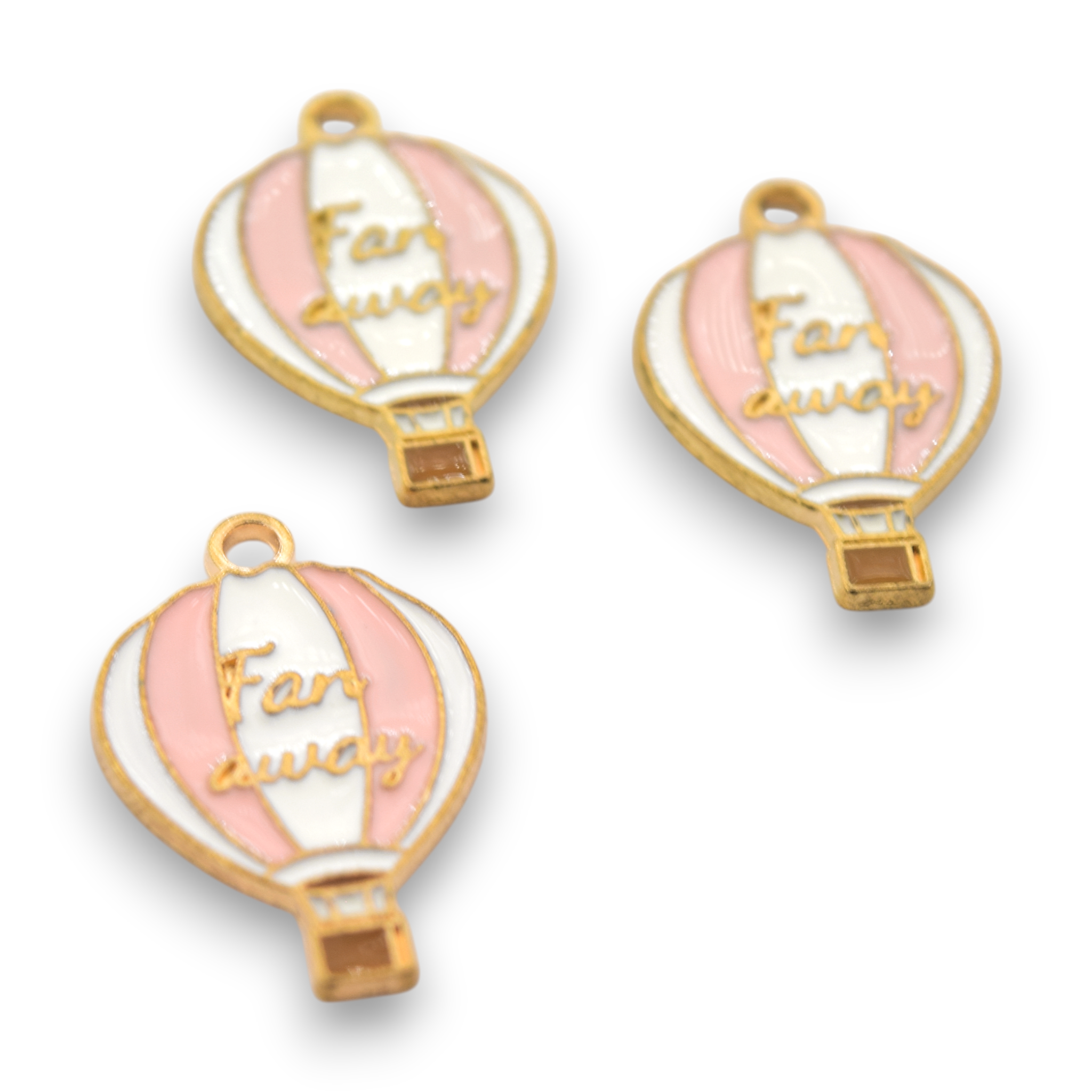 Pink Hot Air Balloon - Charms