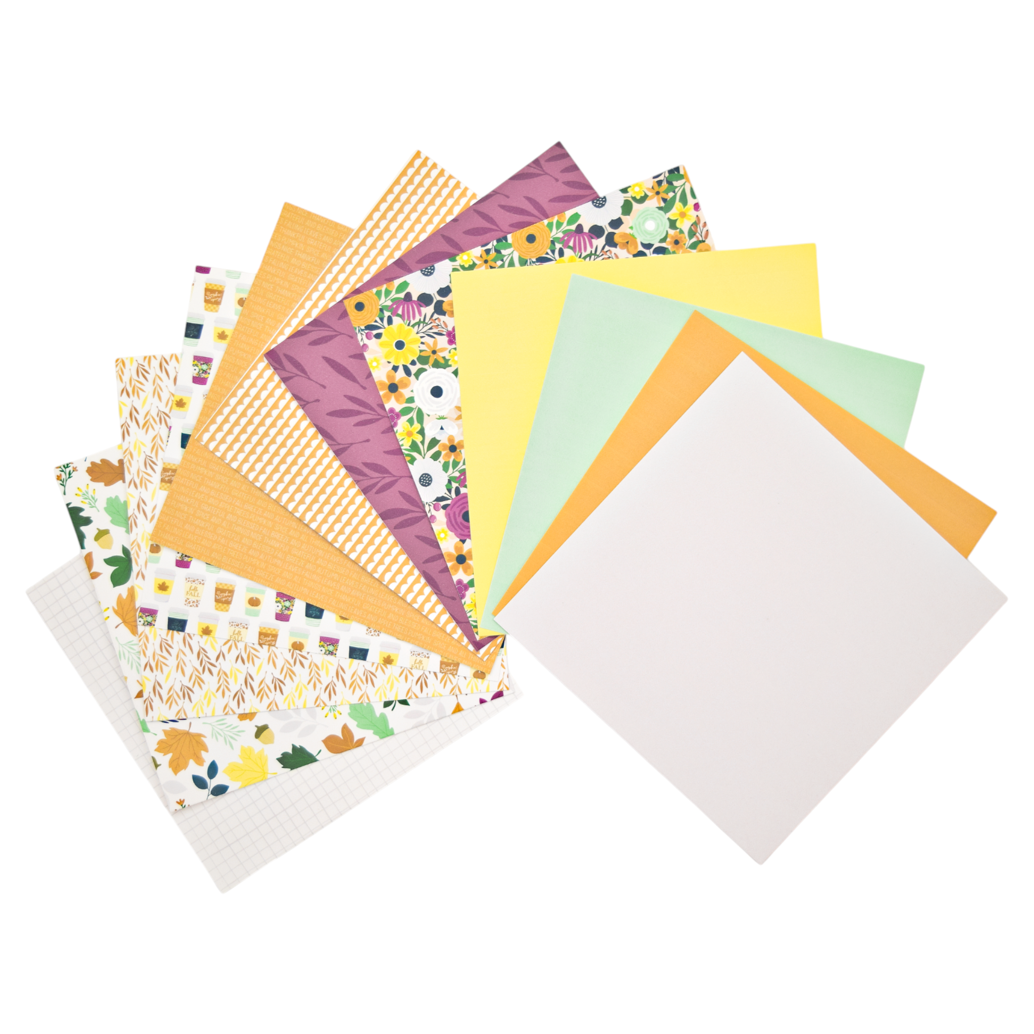 Leaves & Lattes - 6x6 Patterned Paper Pack