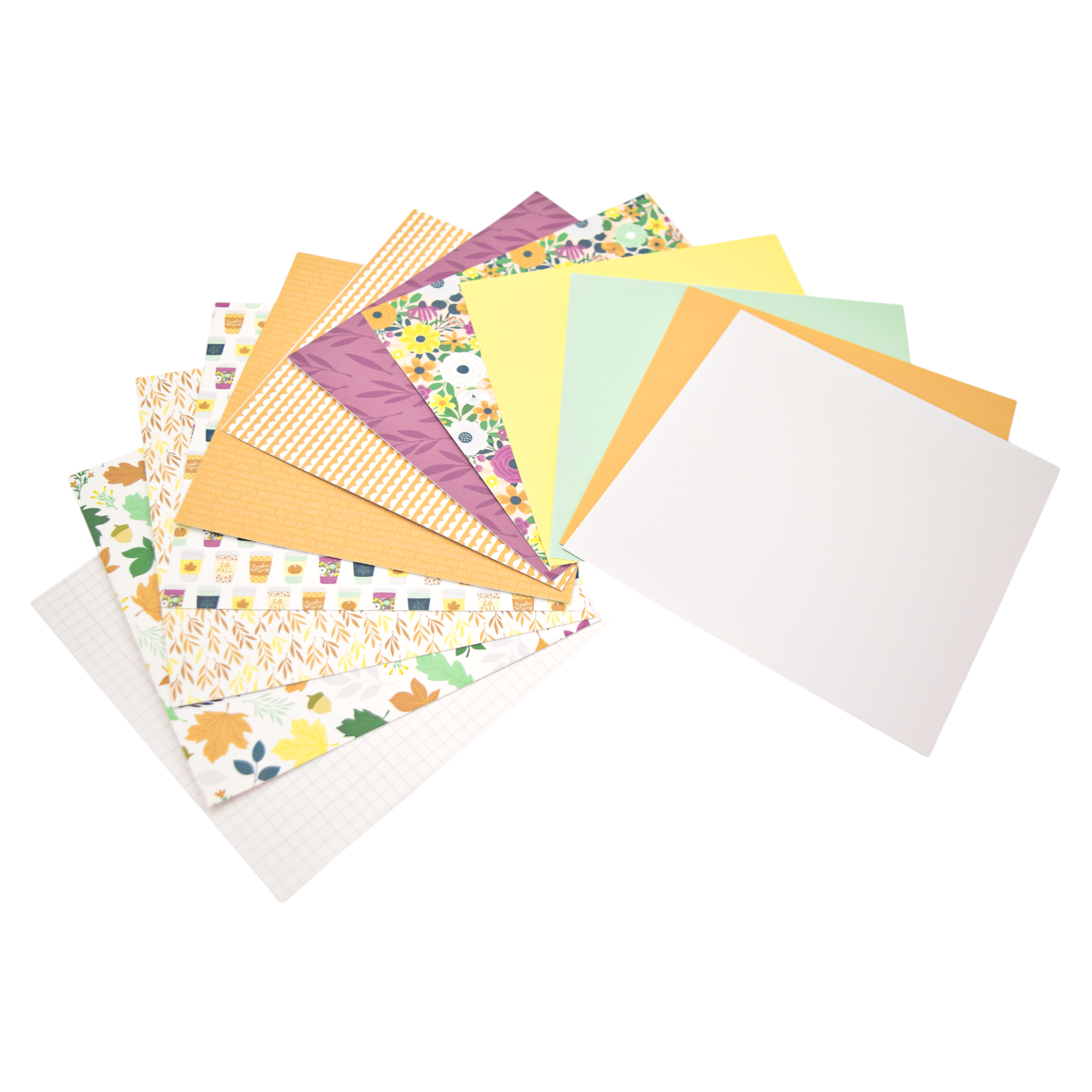 Leaves & Lattes - 6x6 Patterned Paper Pack